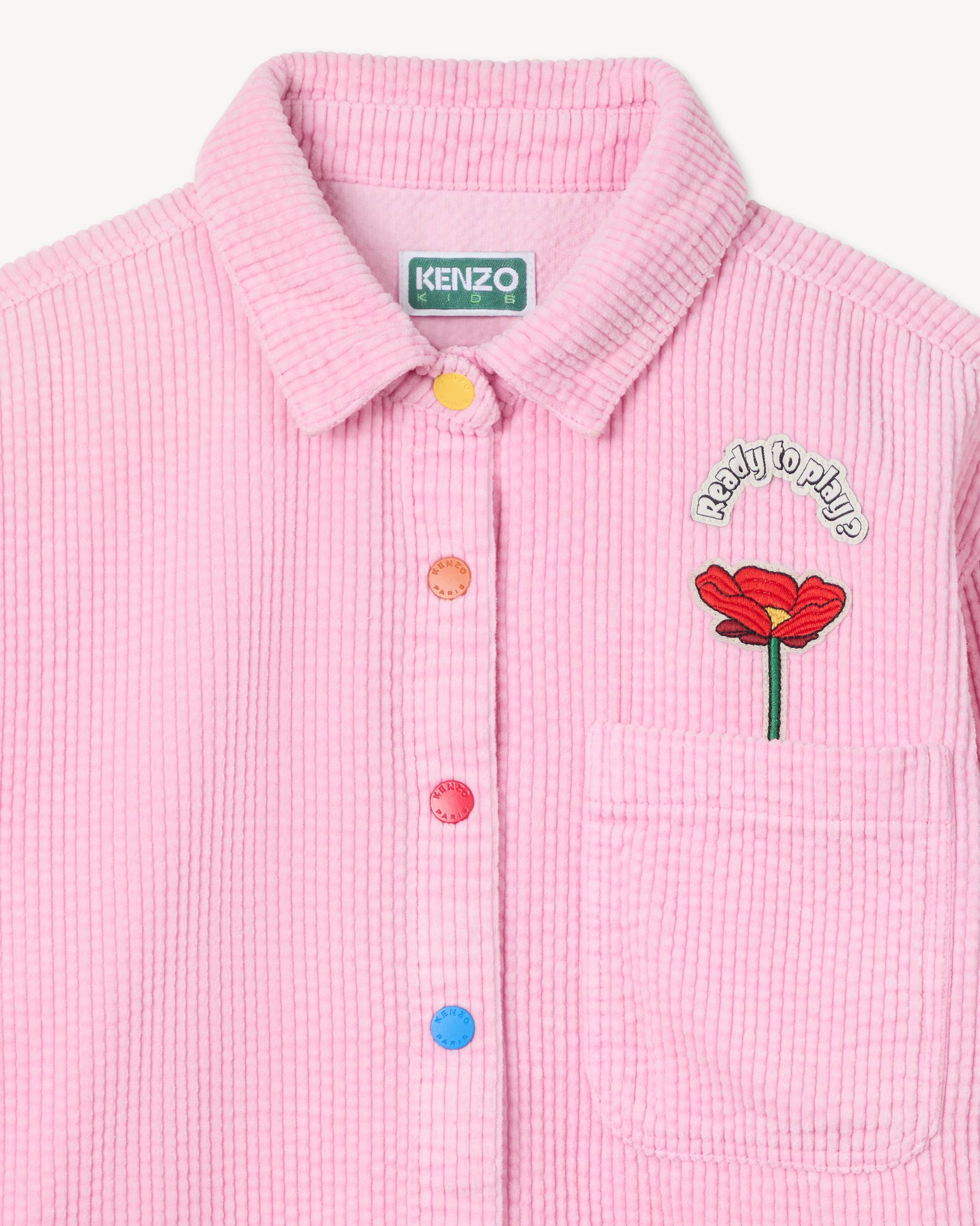 'Play KENZO' shirt in corduroy