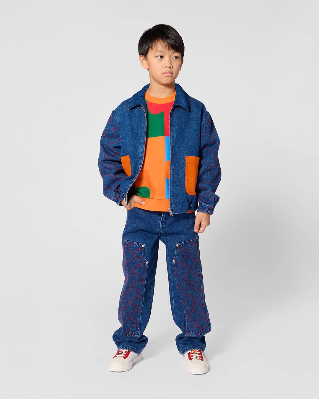 'Play KENZO' jacket in denim