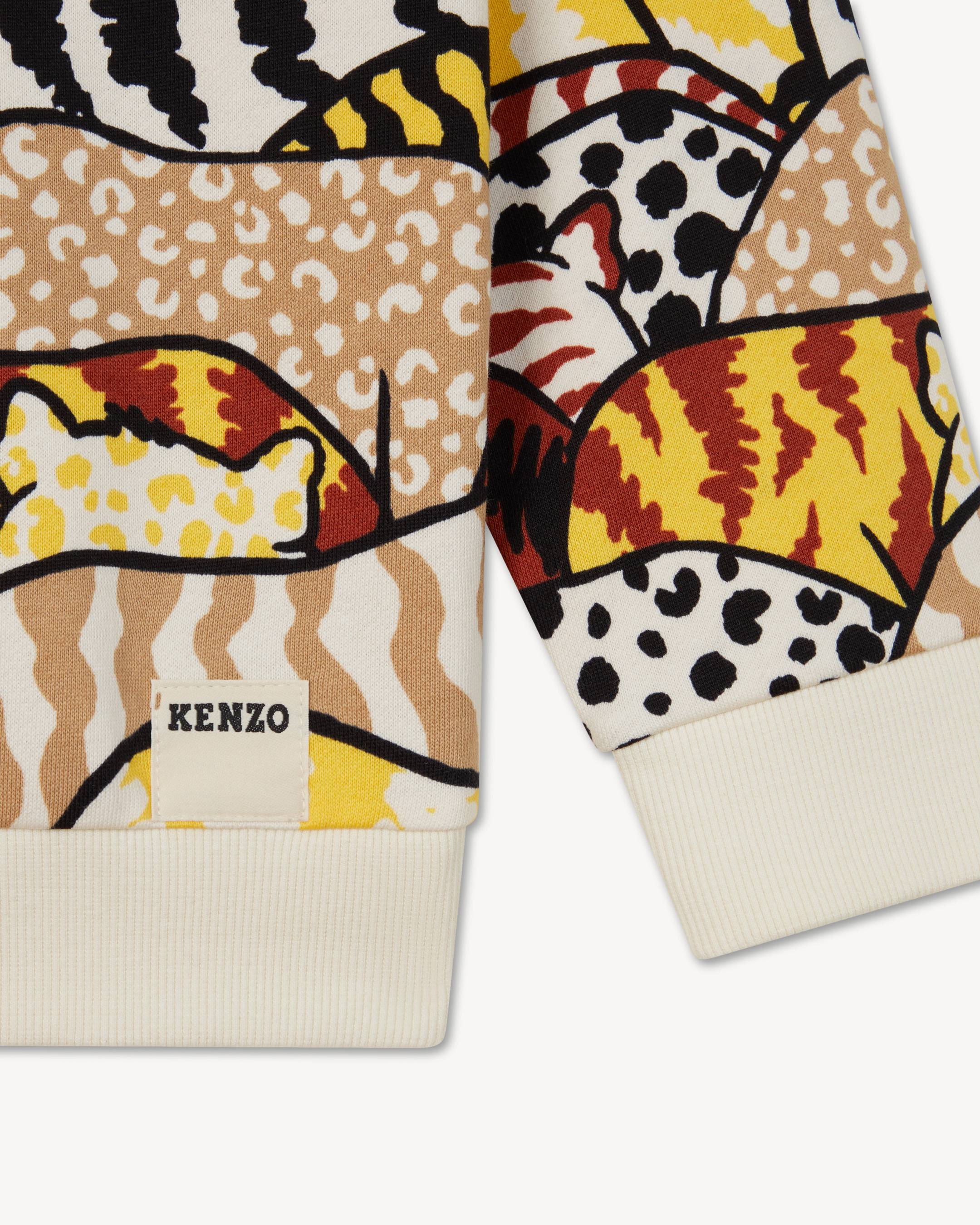 'Animal Fantasy' sweatshirt in cotton