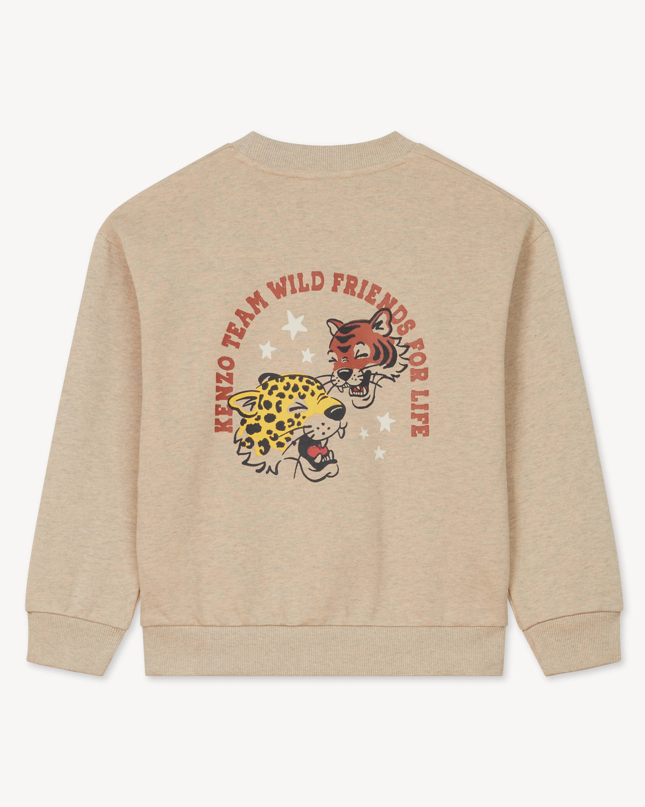 'Animal Fantasy' sweatshirt in cotton