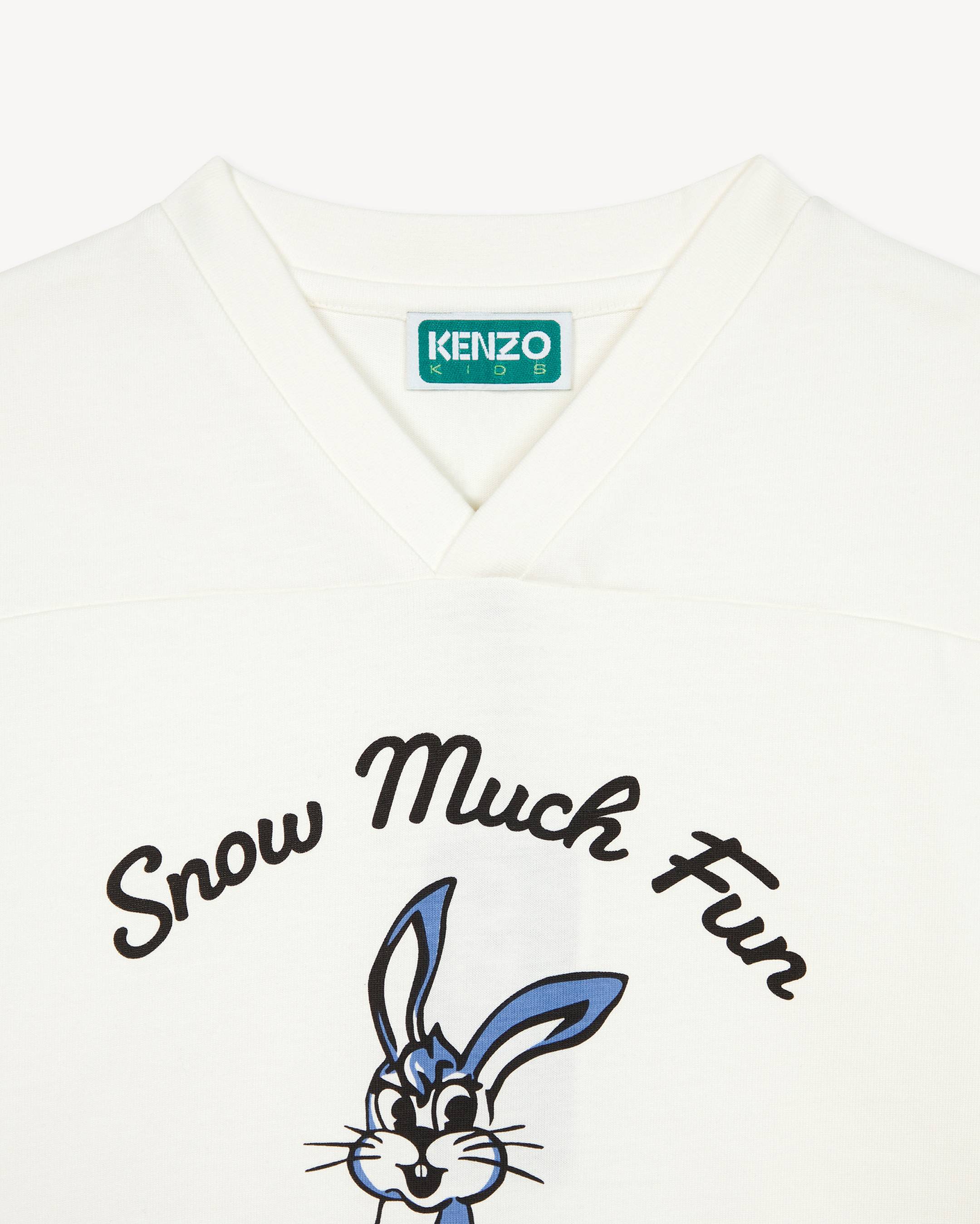 'Winter Tale' oversized T-shirt in cotton