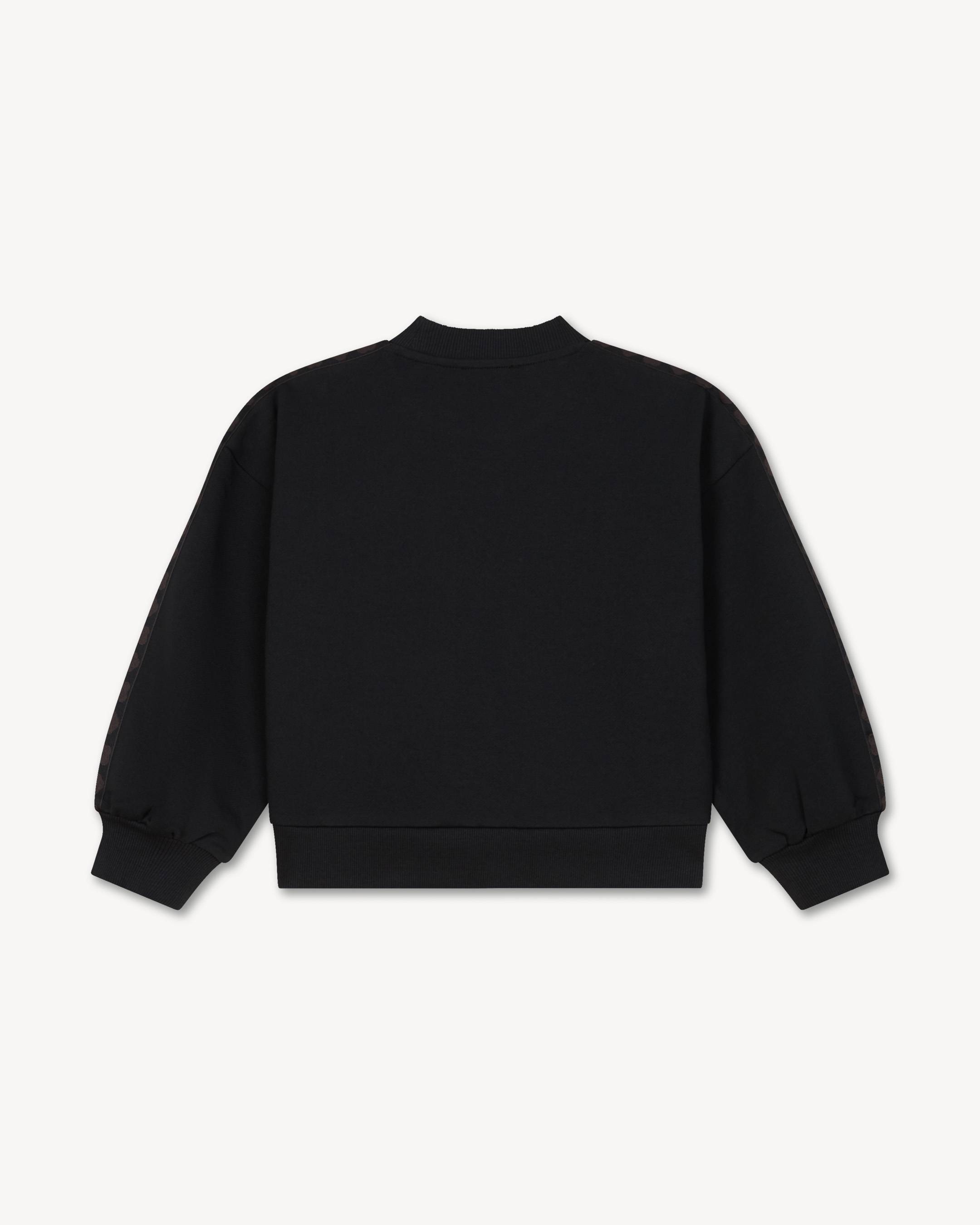 Balloon sleeves sweatshirt in cotton