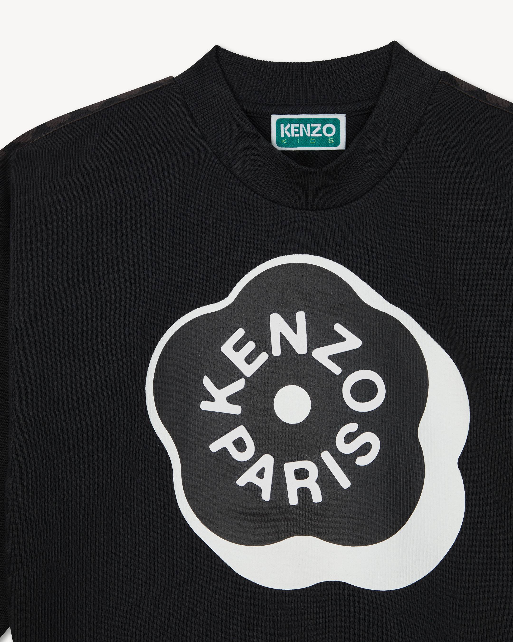 Balloon sleeves sweatshirt in cotton
