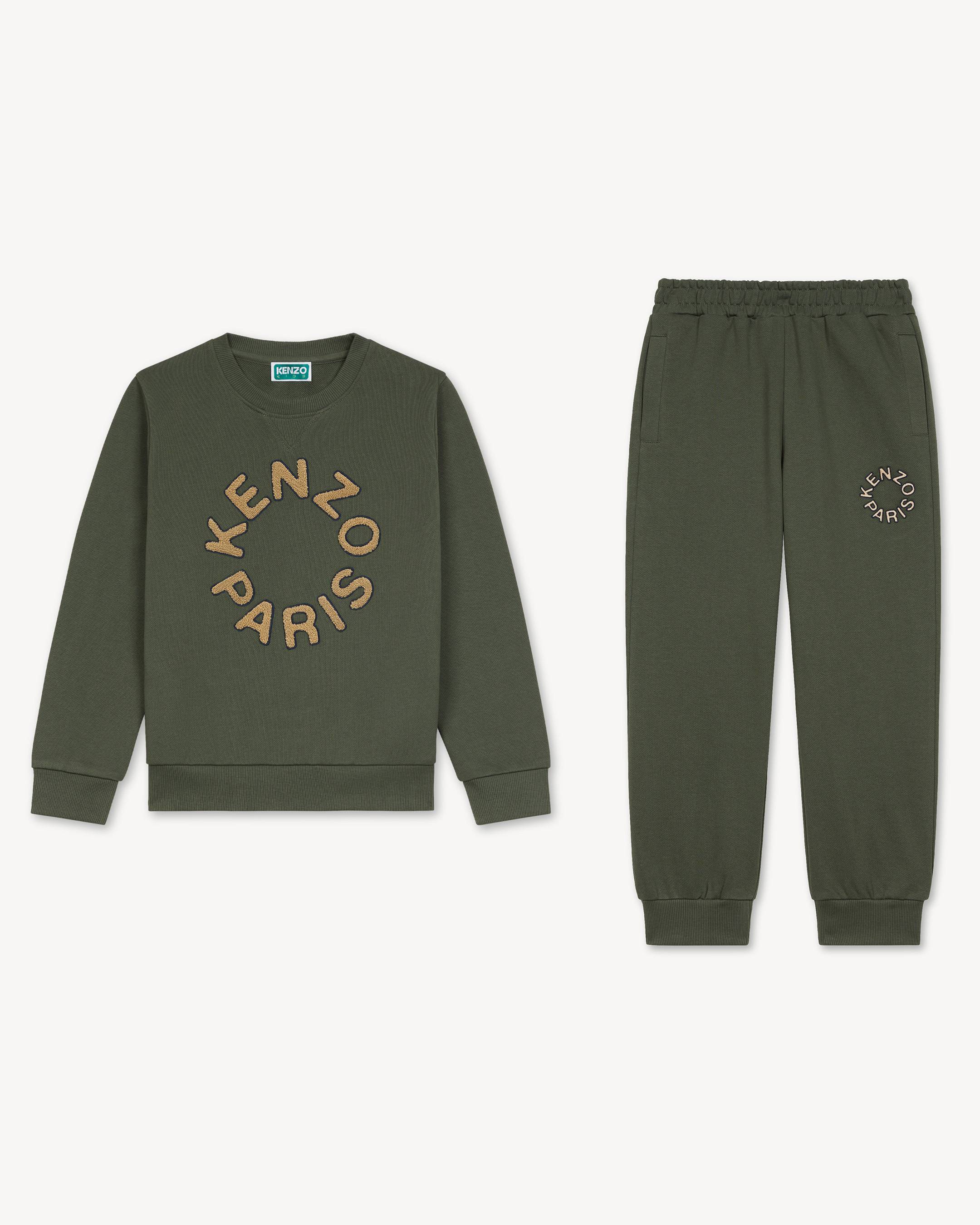 Set felpa e pantaloni in cotone