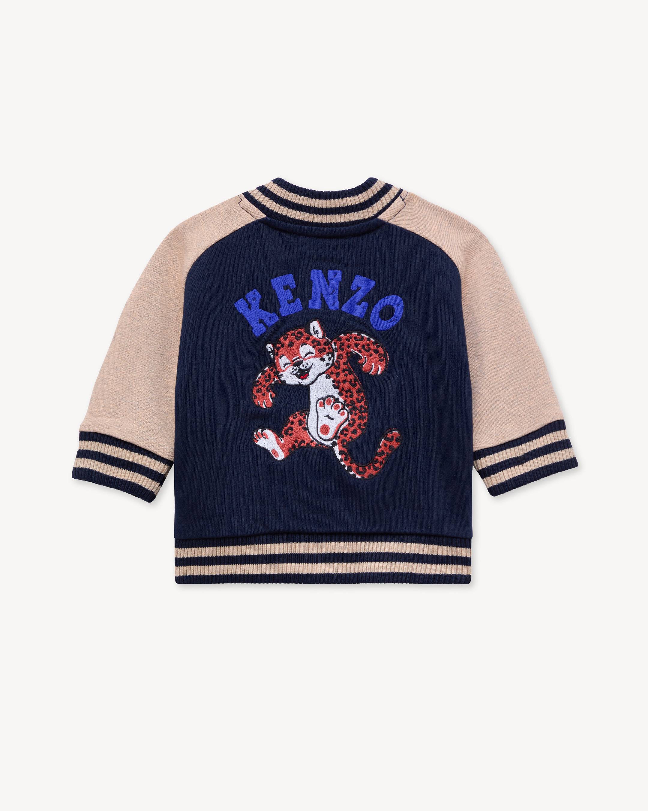 'Animal Fantasy' cardigan and pants set in cotton