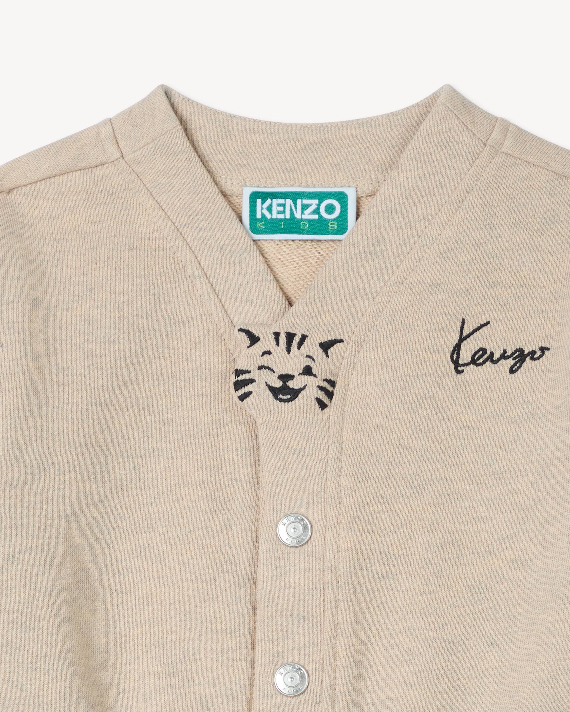 'Animal Fantasy' cardigan in cotton