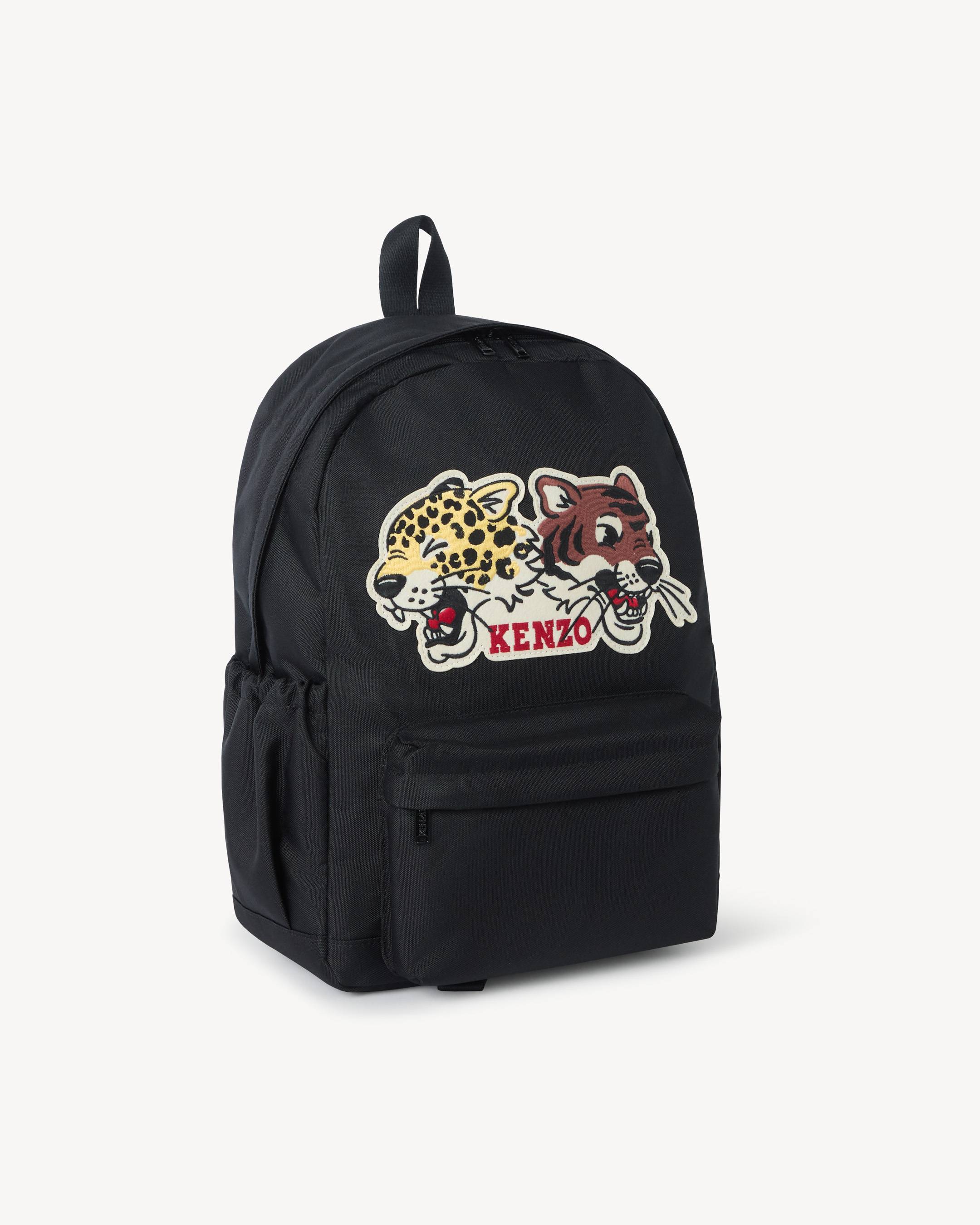 'Animal Fantasy' embroidered backpack in canvas