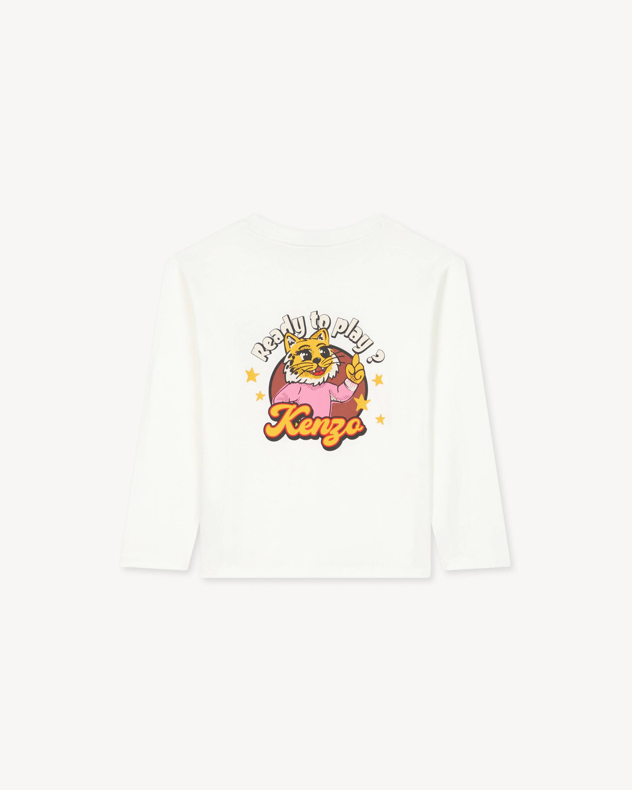 'Play KENZO' long sleeves T-shirt in cotton