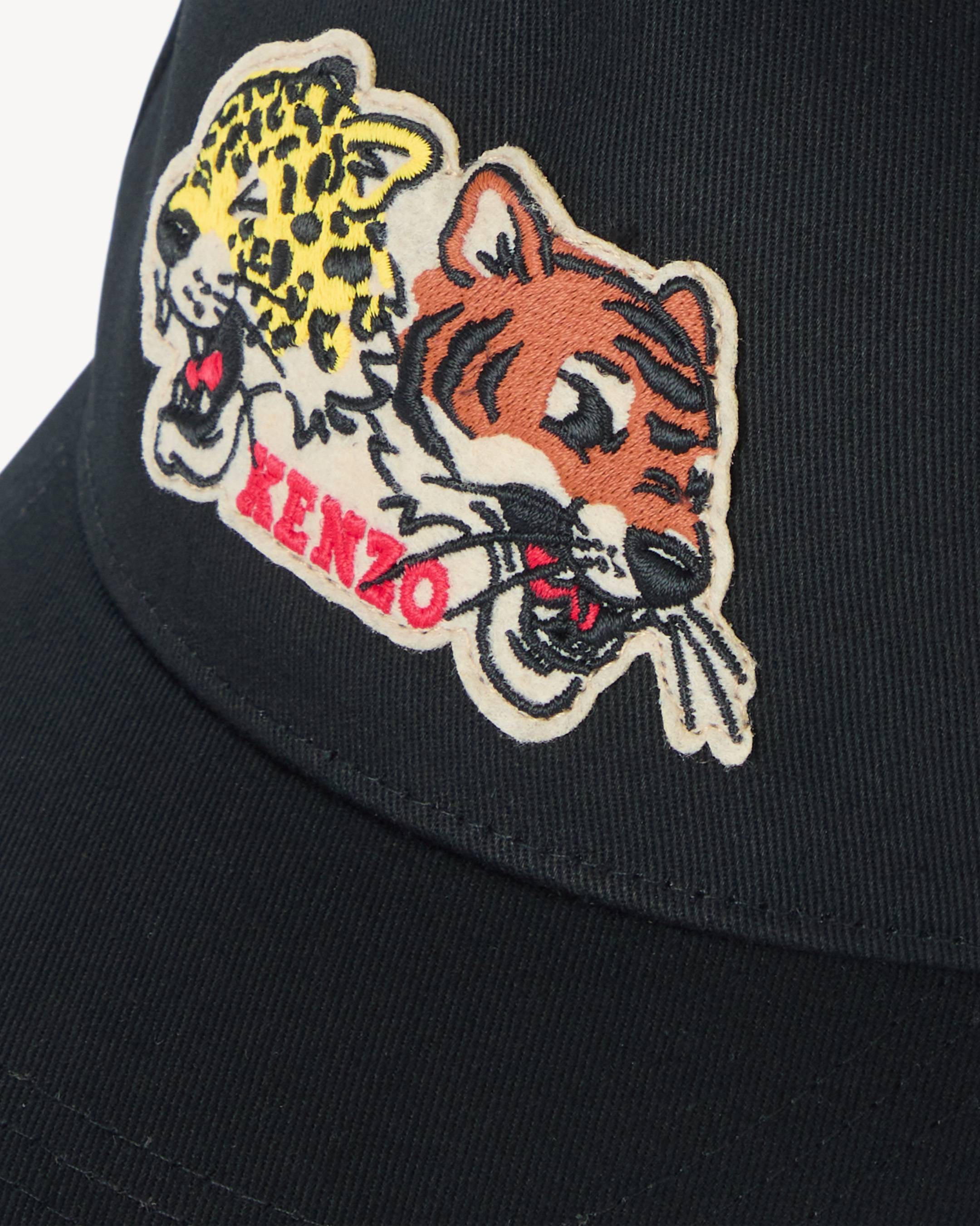 'Animal Fantasy' embroidered cap in cotton