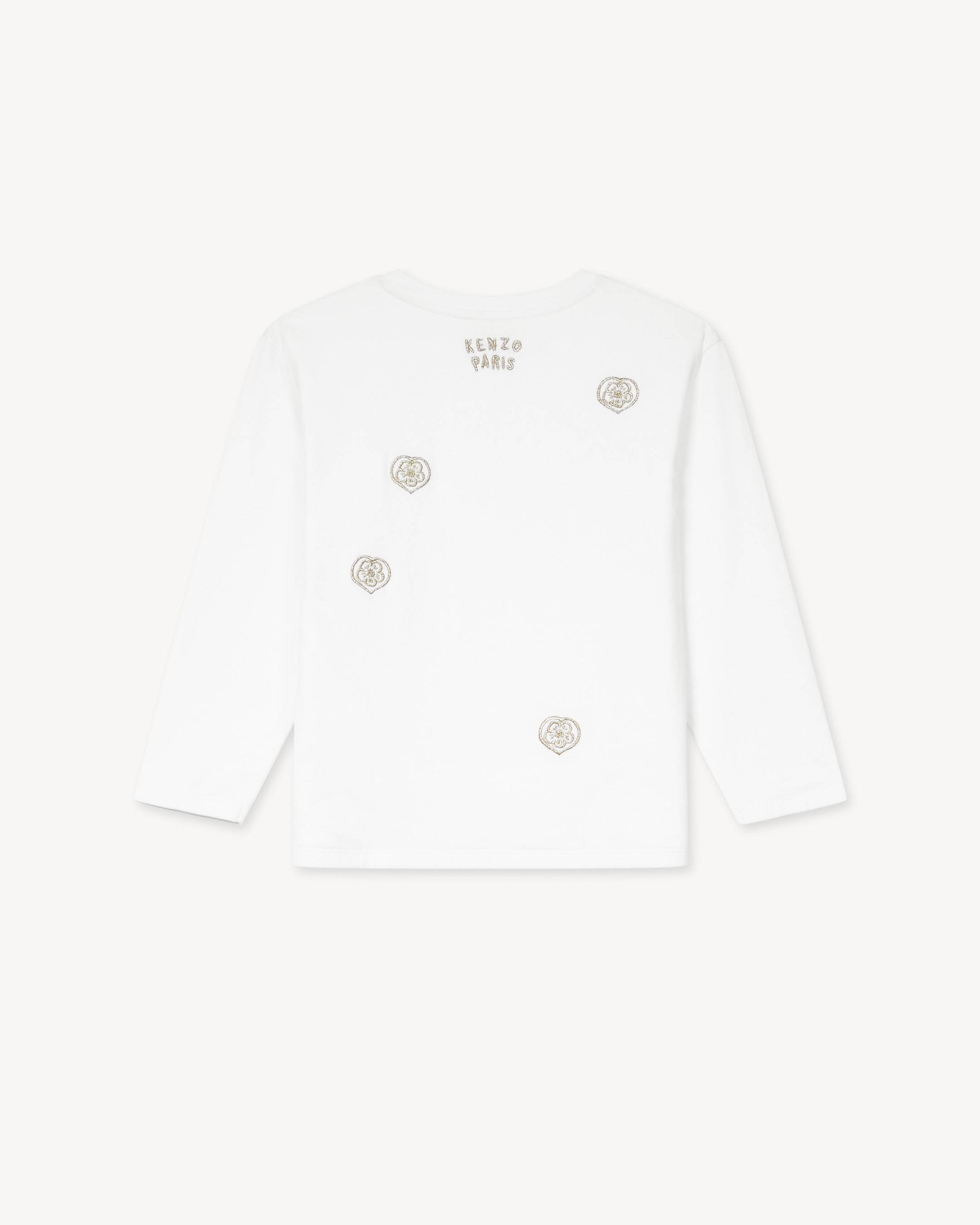 'Festive' long sleeves T-shirt in cotton