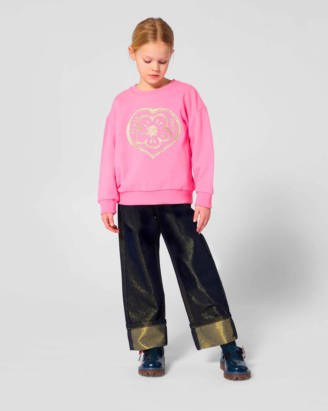 'Festive' sweatshirt in french terry
