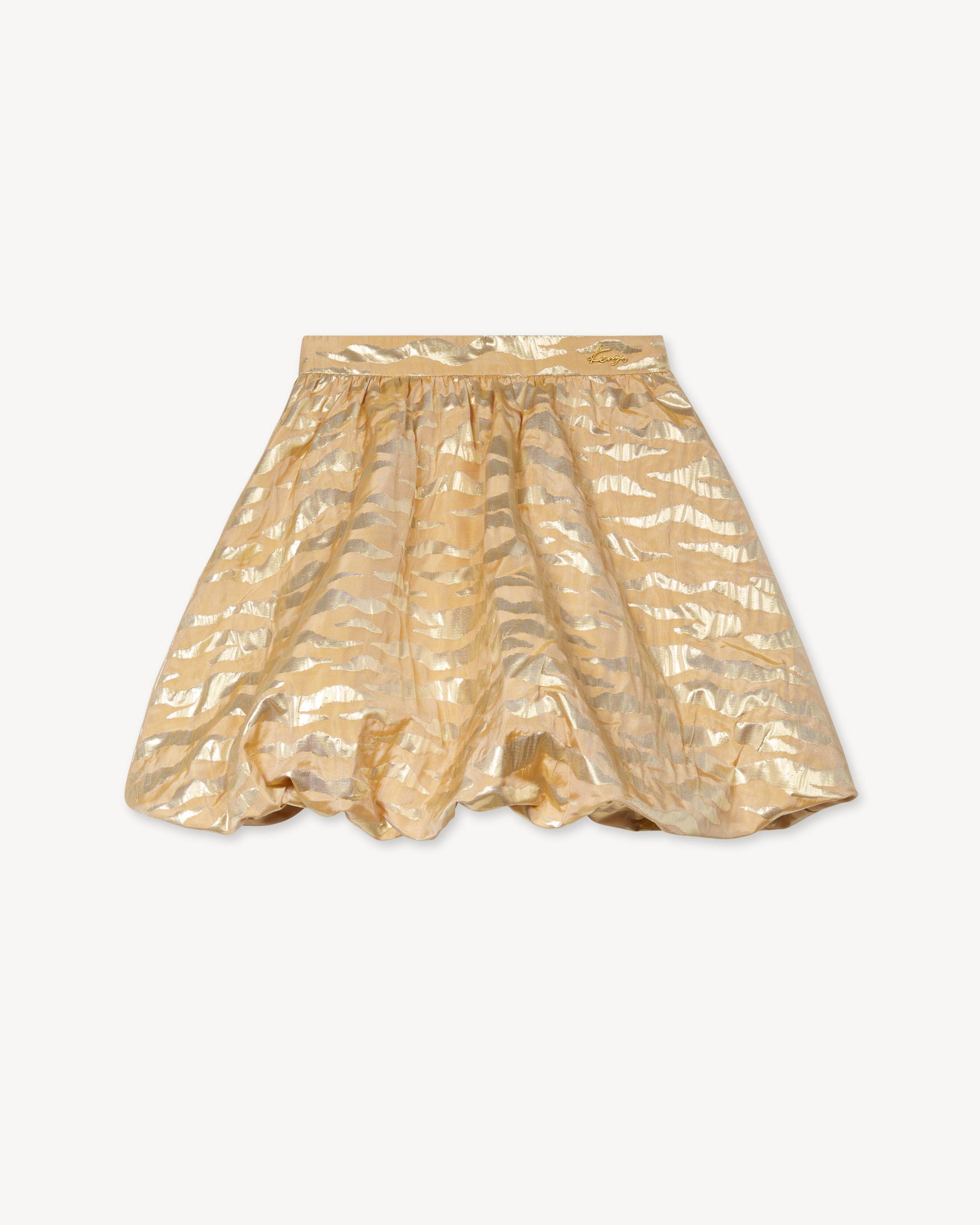 'Festive' short jacquard skirt