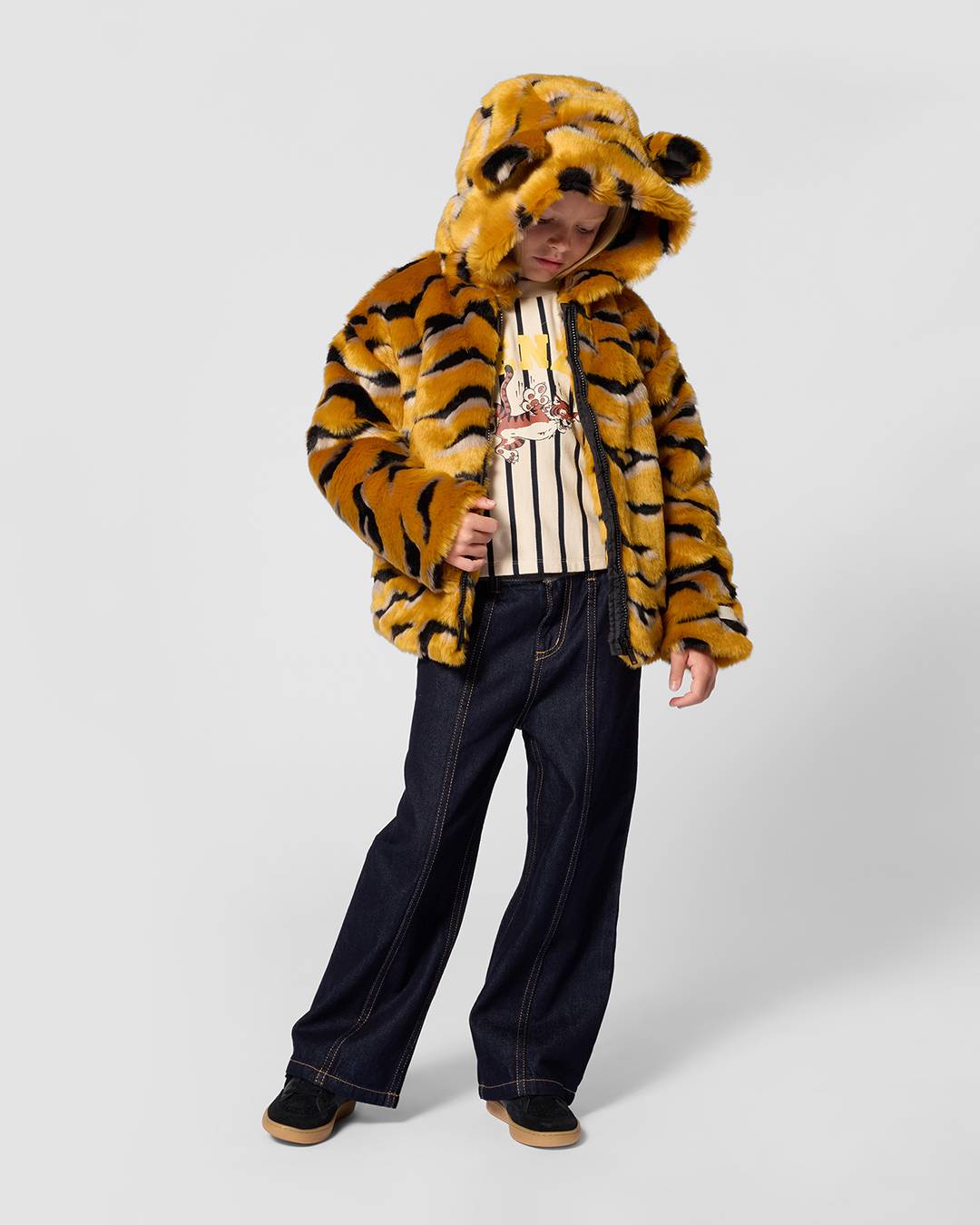 Giacca in pelliccia sintetica 'Animal Fantasy'