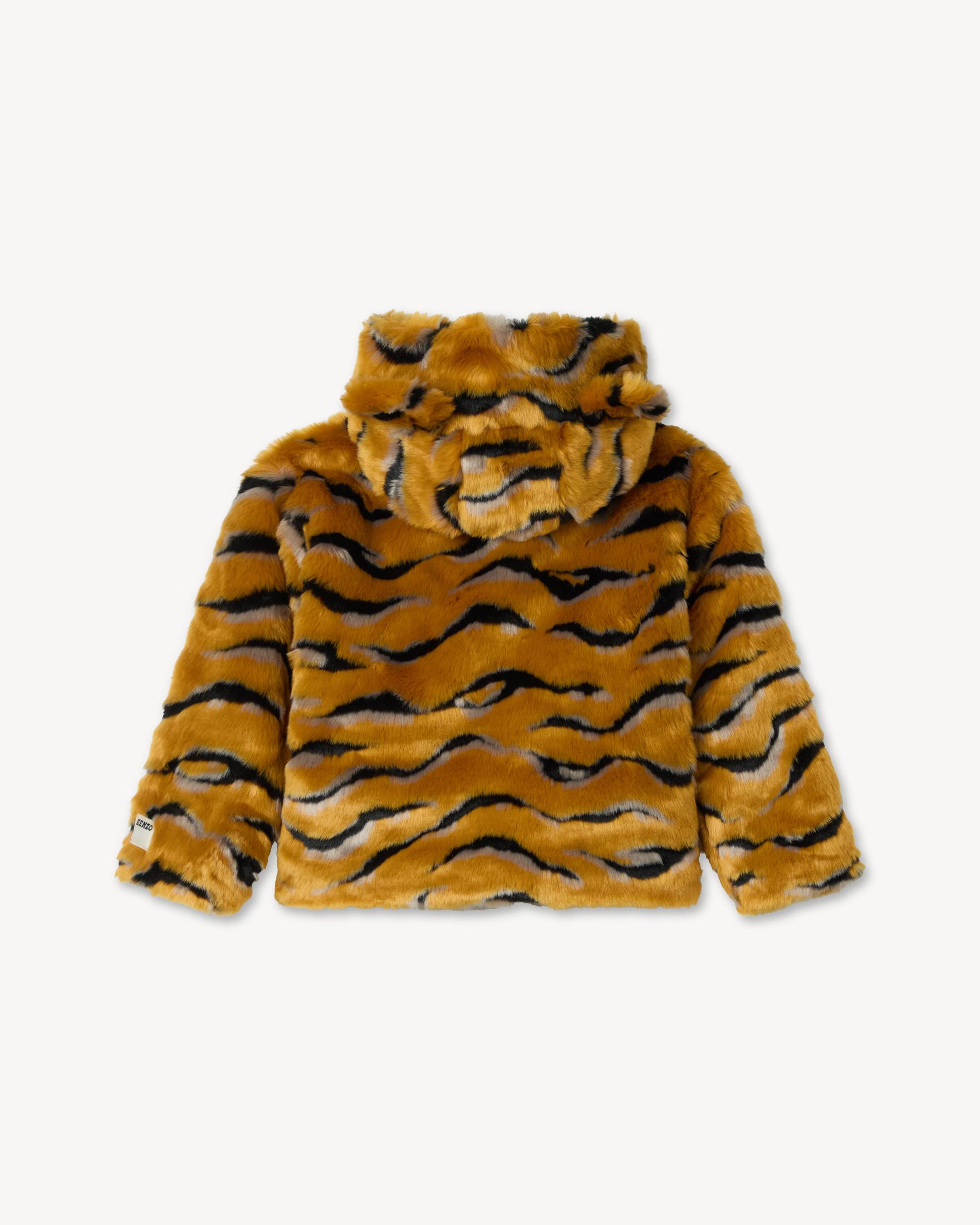 'Animal Fantasy' jacket in fake fur