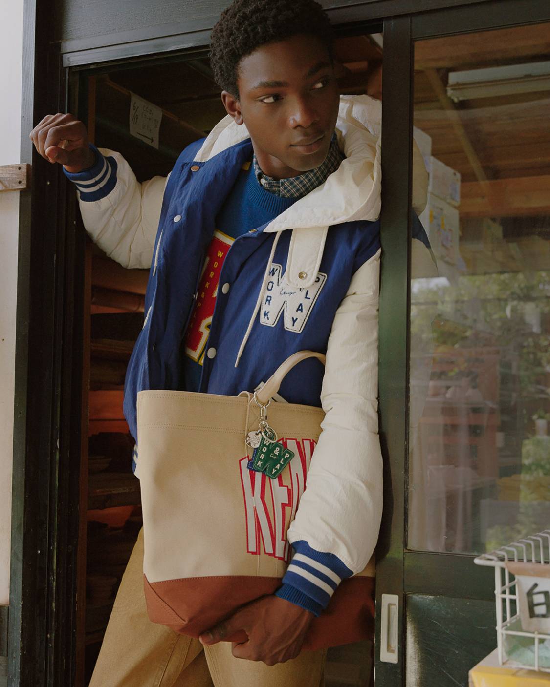 'KENZO Work And Play'  boxy down jacket
