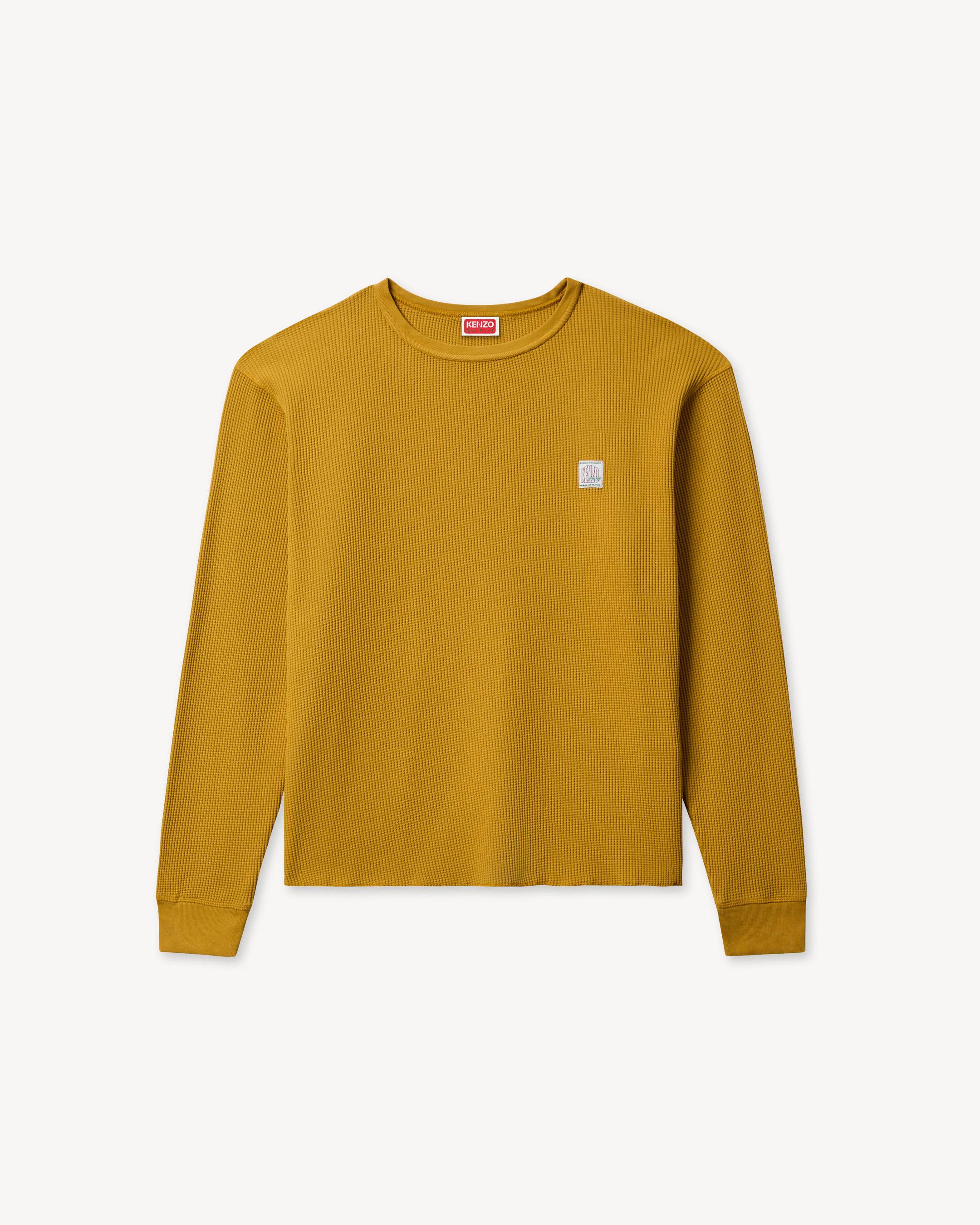 'KENZO Work And Play' waffle long sleeves T-shirt in cotton 