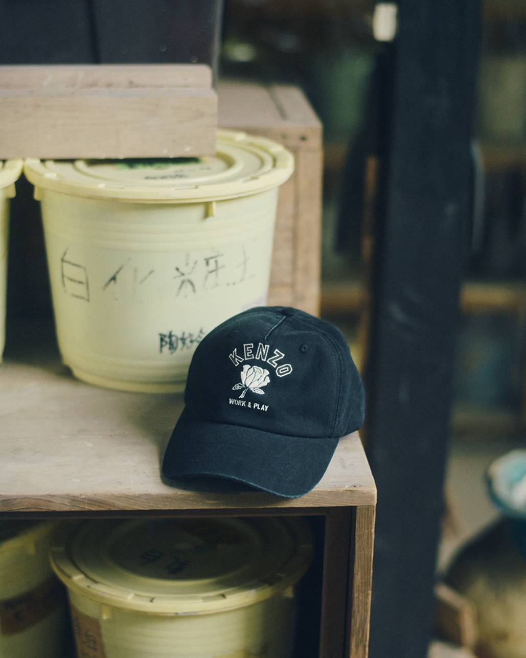 'KENZO Work And Play' trucker cap in cotton