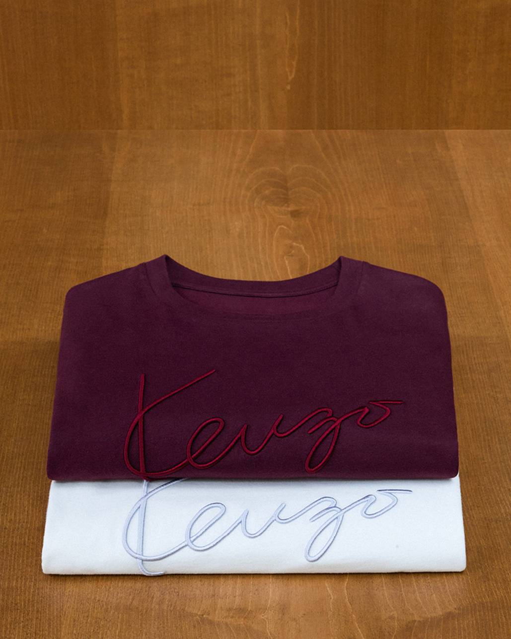 'KENZO Signature' embroidered T-shirt in cotton