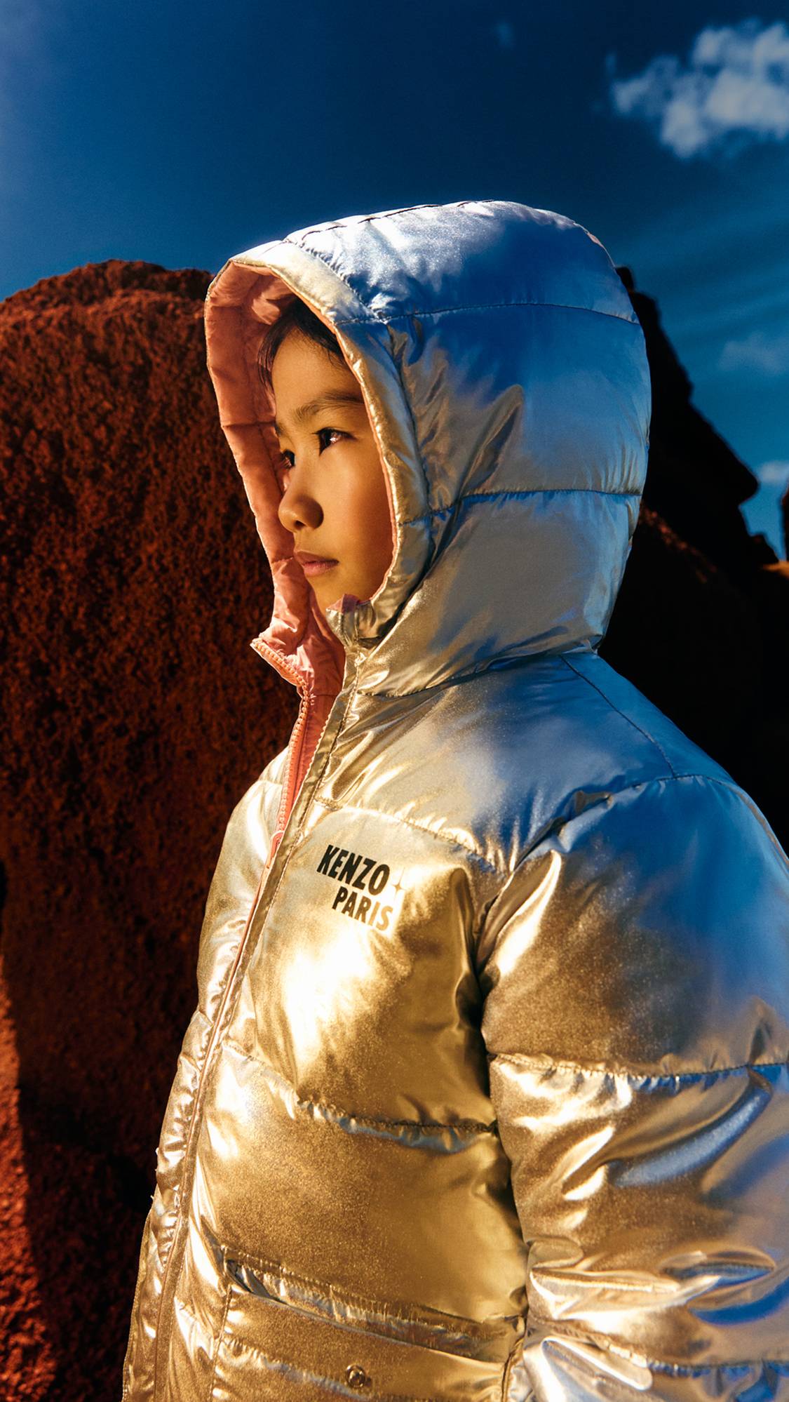 ケンゾーブルゾン　キッズ KENZO kids ケンゾーキッズ 薄手ブルゾンパーカー 110 - メルカリ