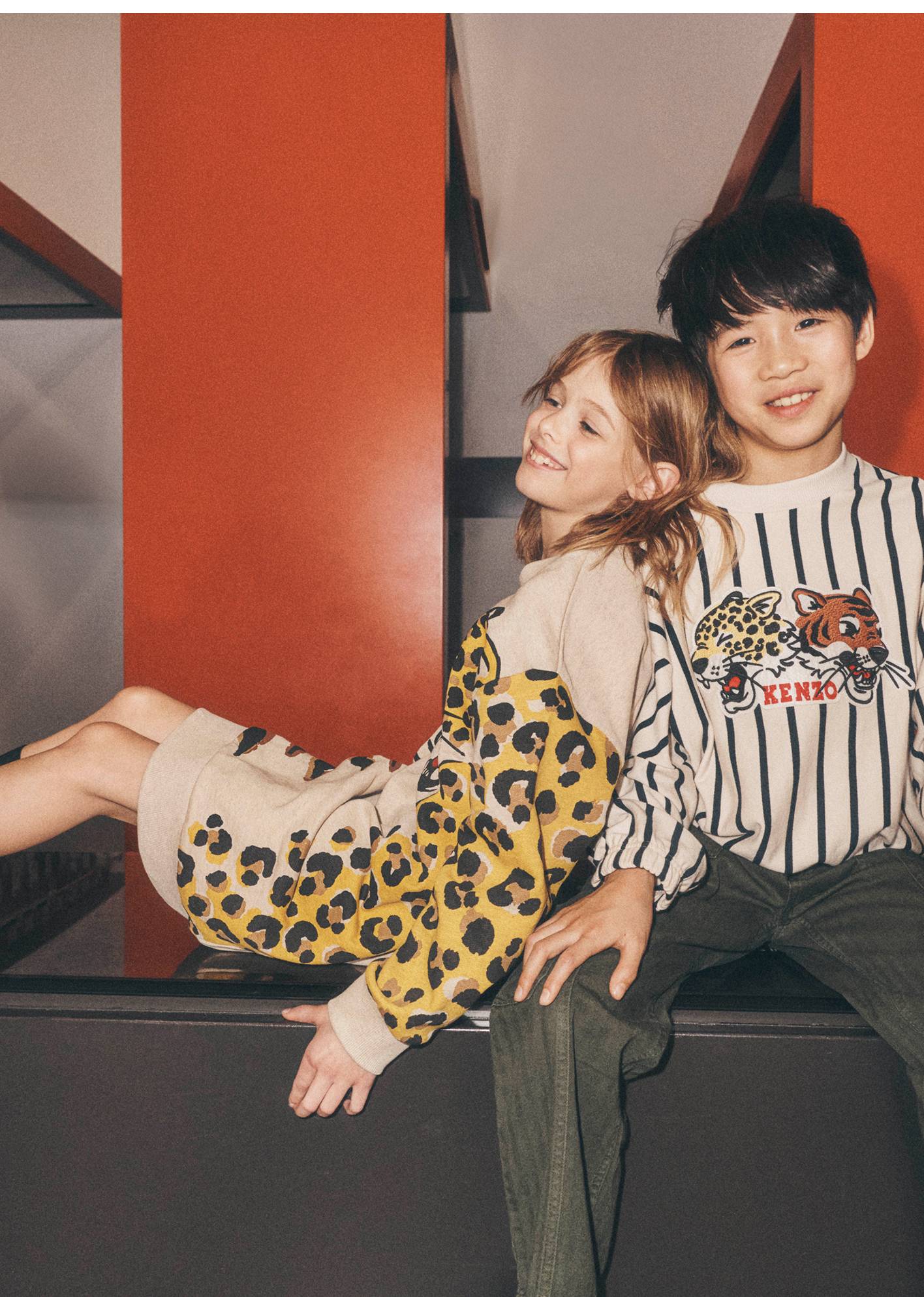 'Animal Fantasy' sweatshirt in cotton