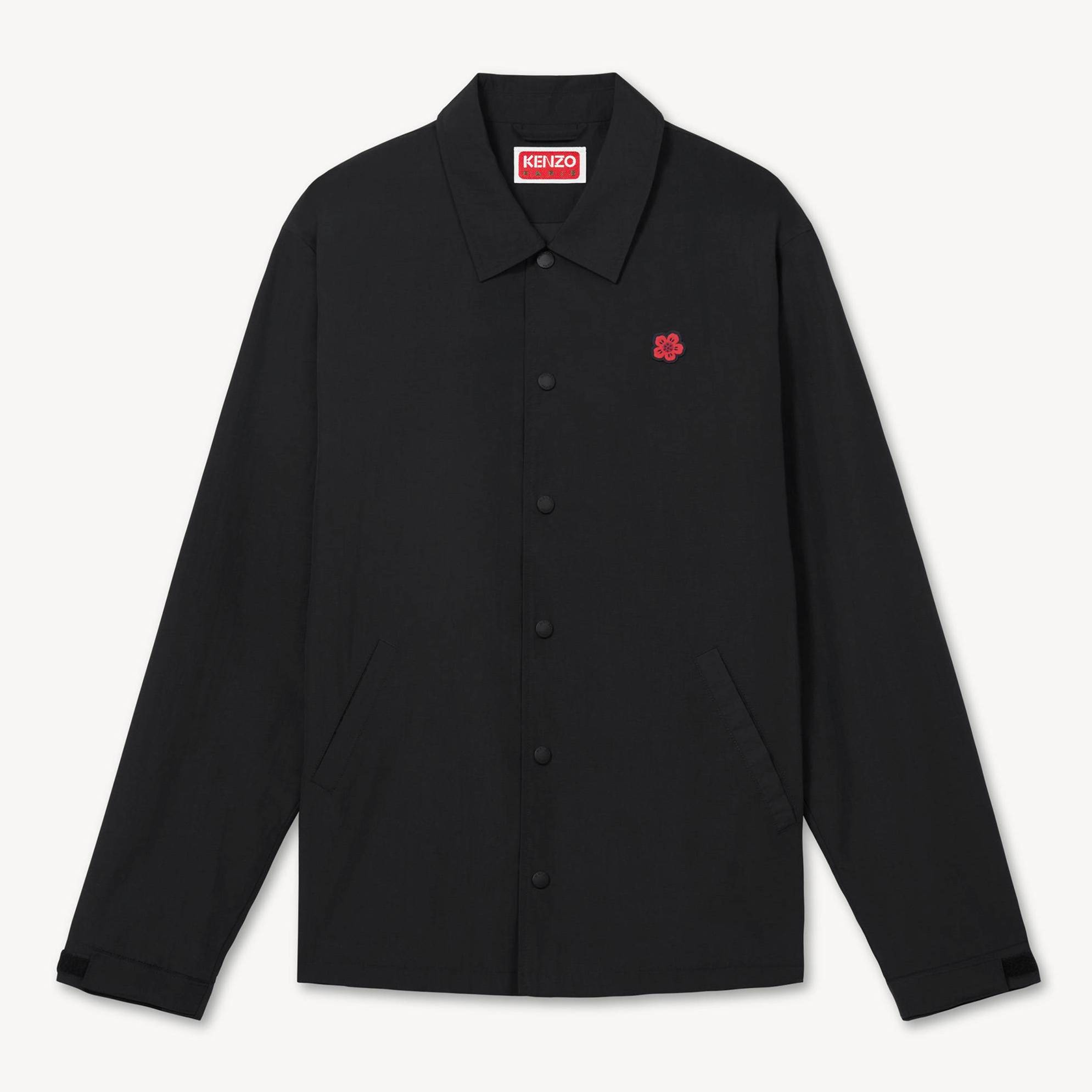 KENZO 'Boke Flower' Coach Jacket, Black, - Mens, M