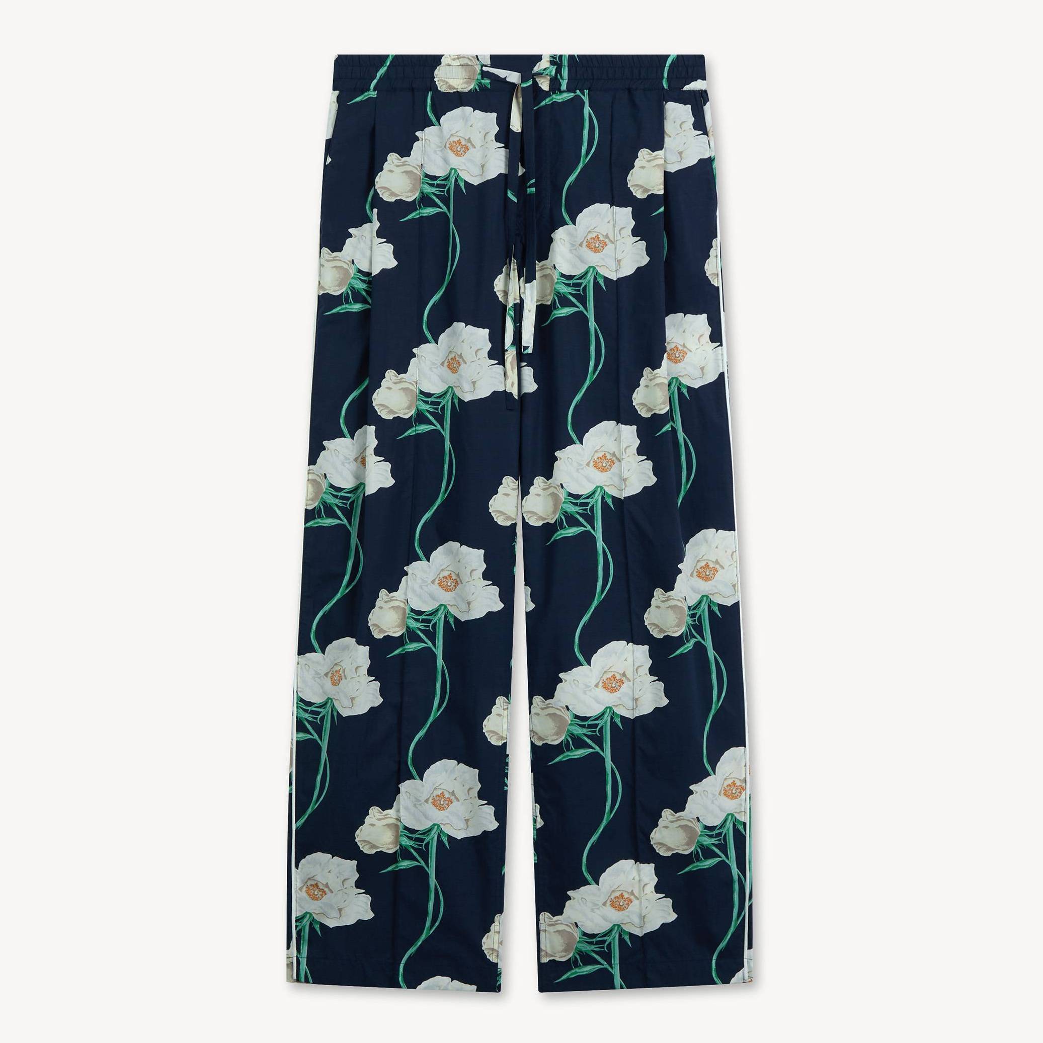 KENZO ' Archive Pink' Pyjama Pants , Woman, Navy Blue, Size 40, Cotton