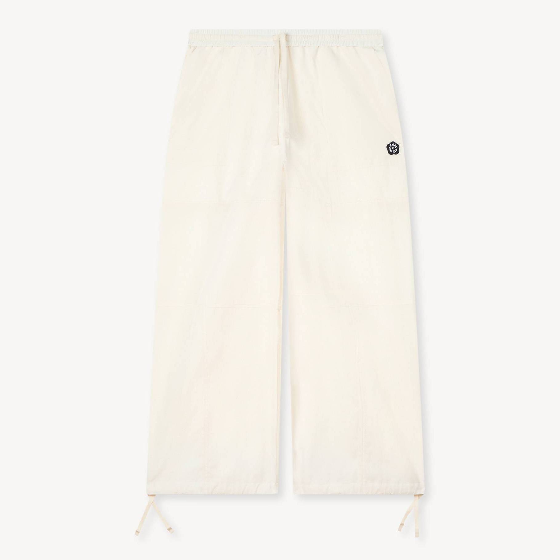 KENZO 'Boke Flower 2.0' Cargo Pants, Woman, Ecru, Size M, Cotton