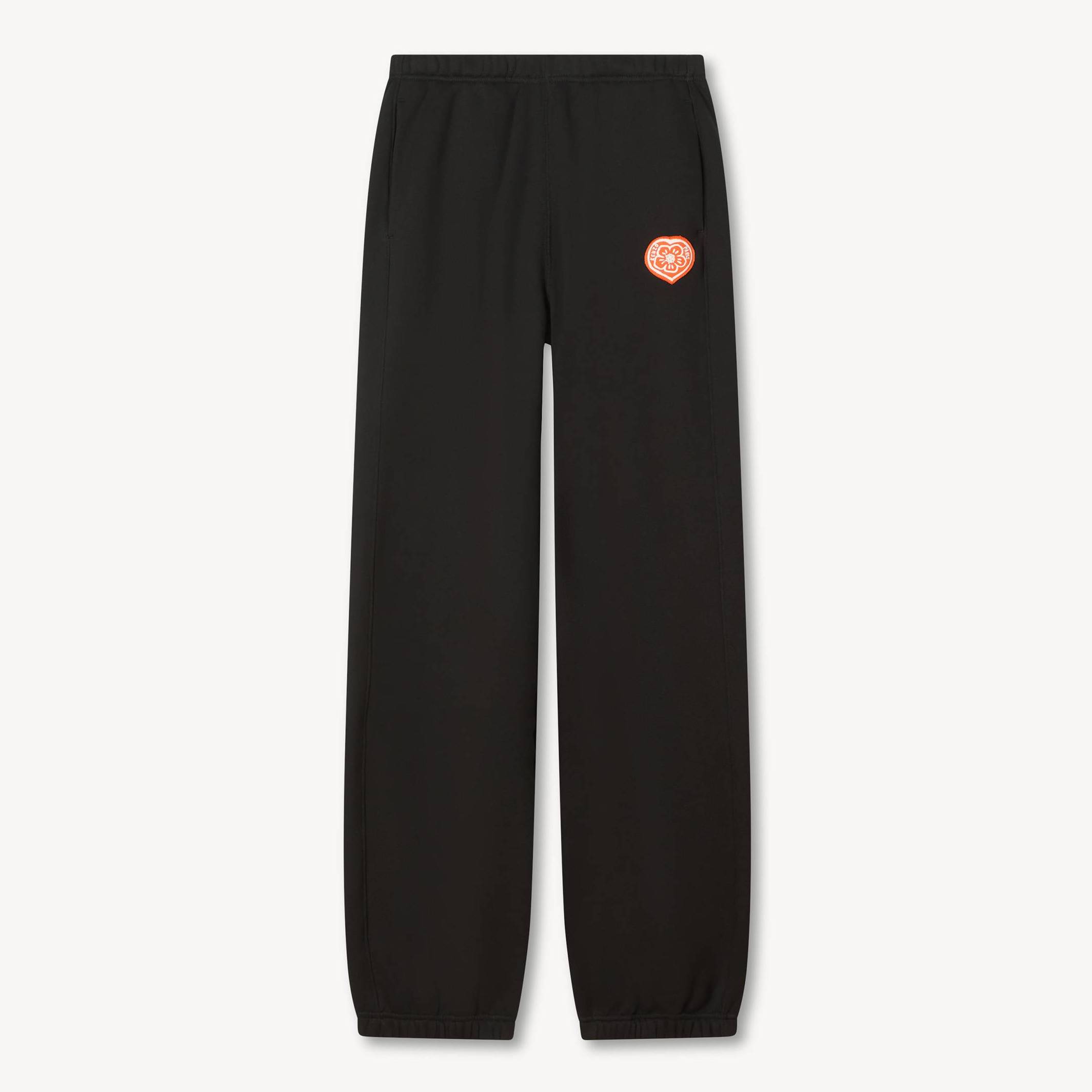 KENZO Pantalón De Jogging De Algodón 'Kenzo Boke Heart', Mujer, Negro, S