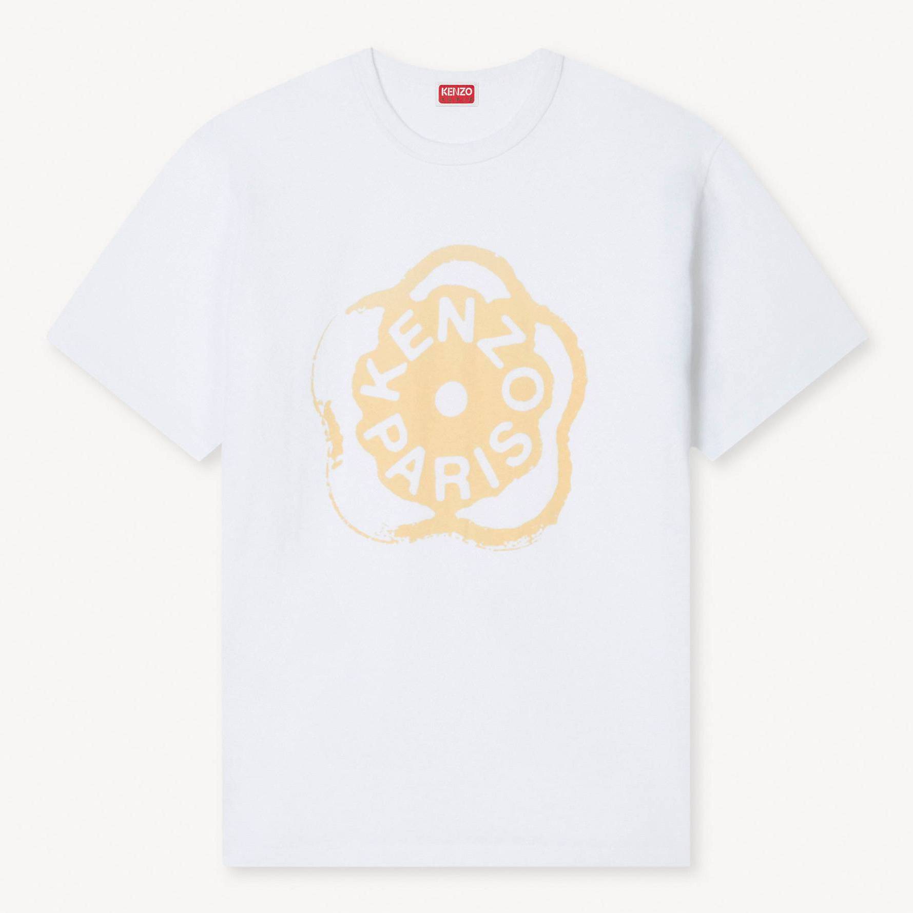 KENZO Weites T-shirt „Boke Flower 2.0“ Aus Baumwolle Weiß für Damen - Größe Xl