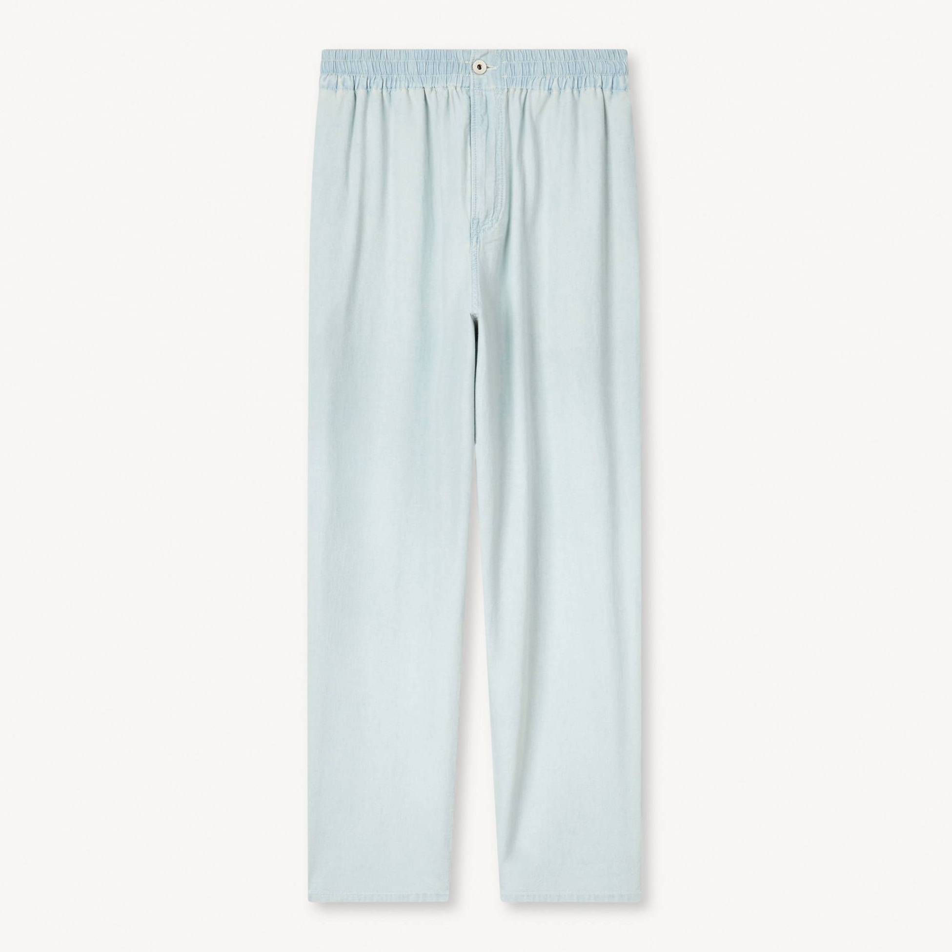 KENZO Jogpant De Chambray, Hombre, Stone Bl Dirty Blue Denim, S