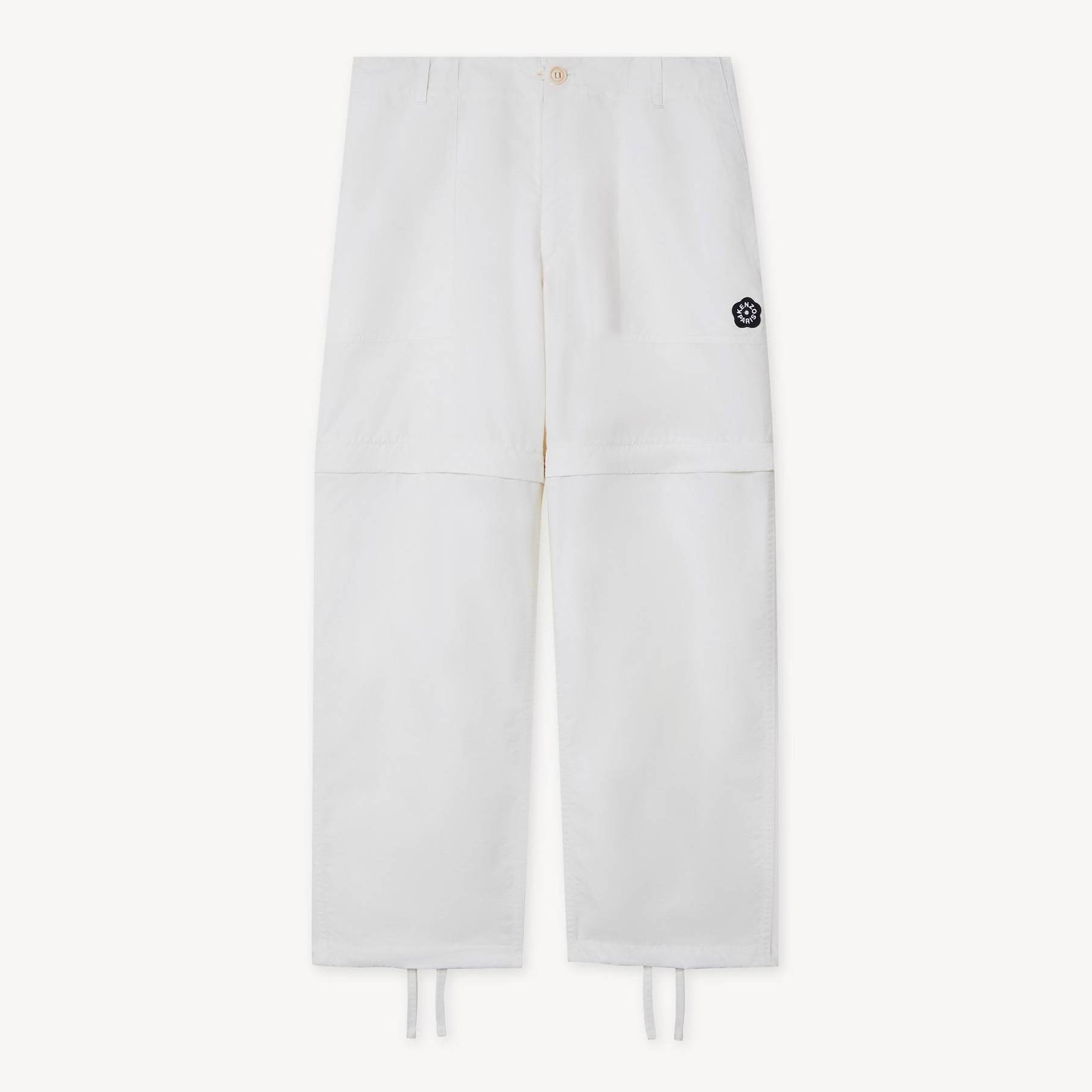 KENZO 'Boke Flower 2.0' Technical Pants, Man, Ecru, Size S, Nylon