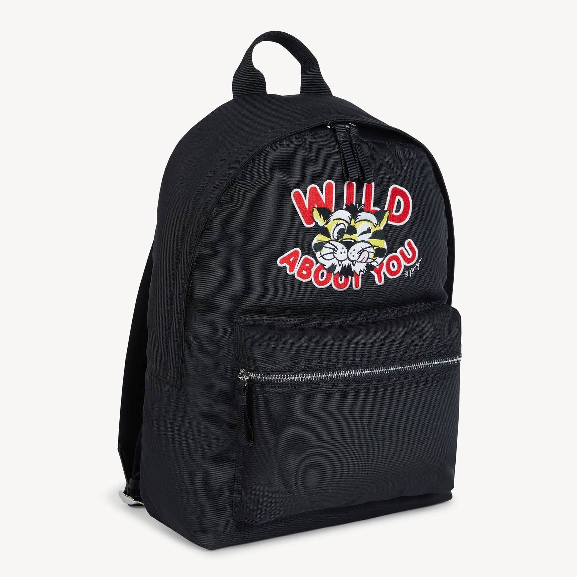 KENZO 'Kenzo Wild Tiger' Backpack, Black, - Mens