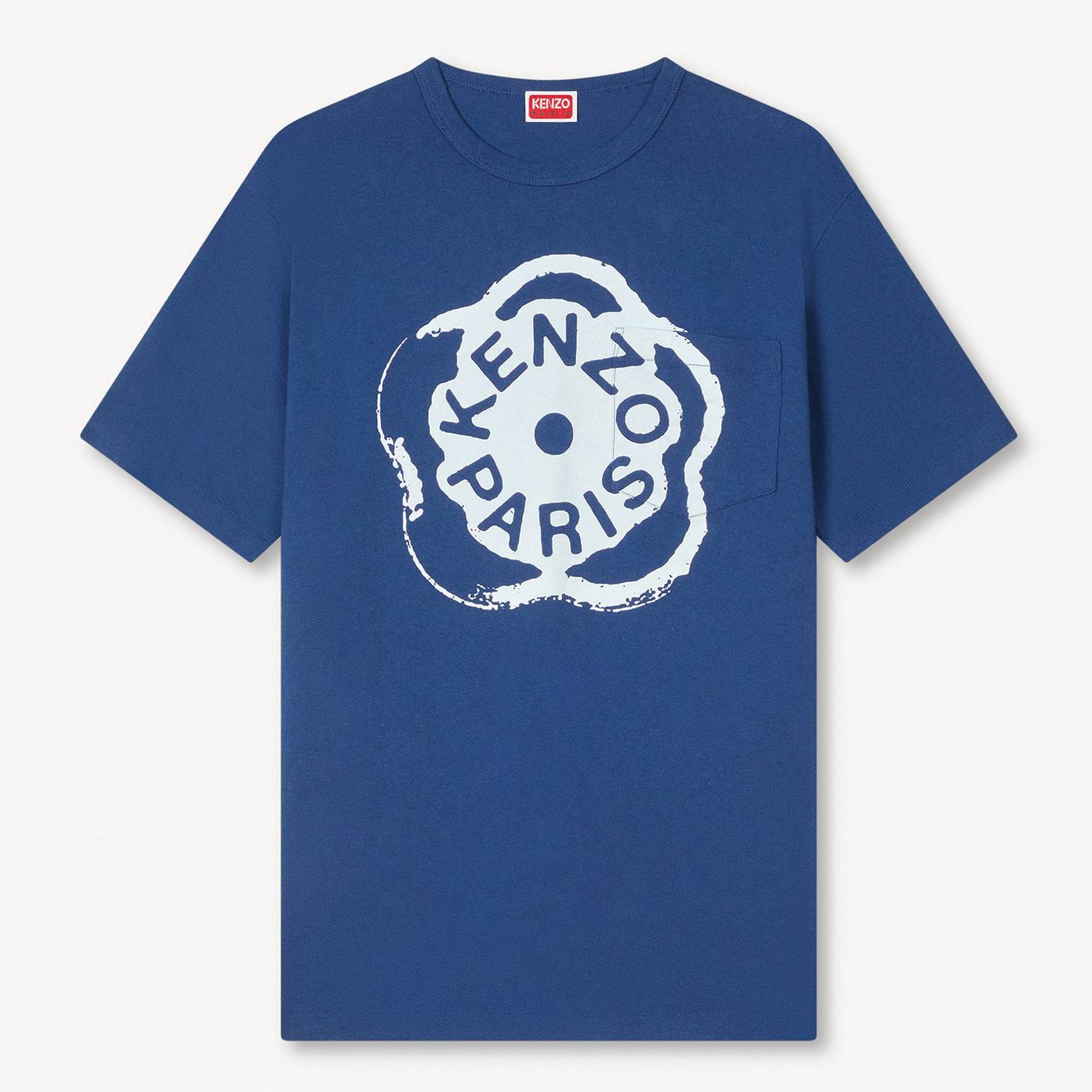 KENZO 'Boke Flower 2.0' T-shirt , Man, Deep Sea Blue, Size M, Cotton