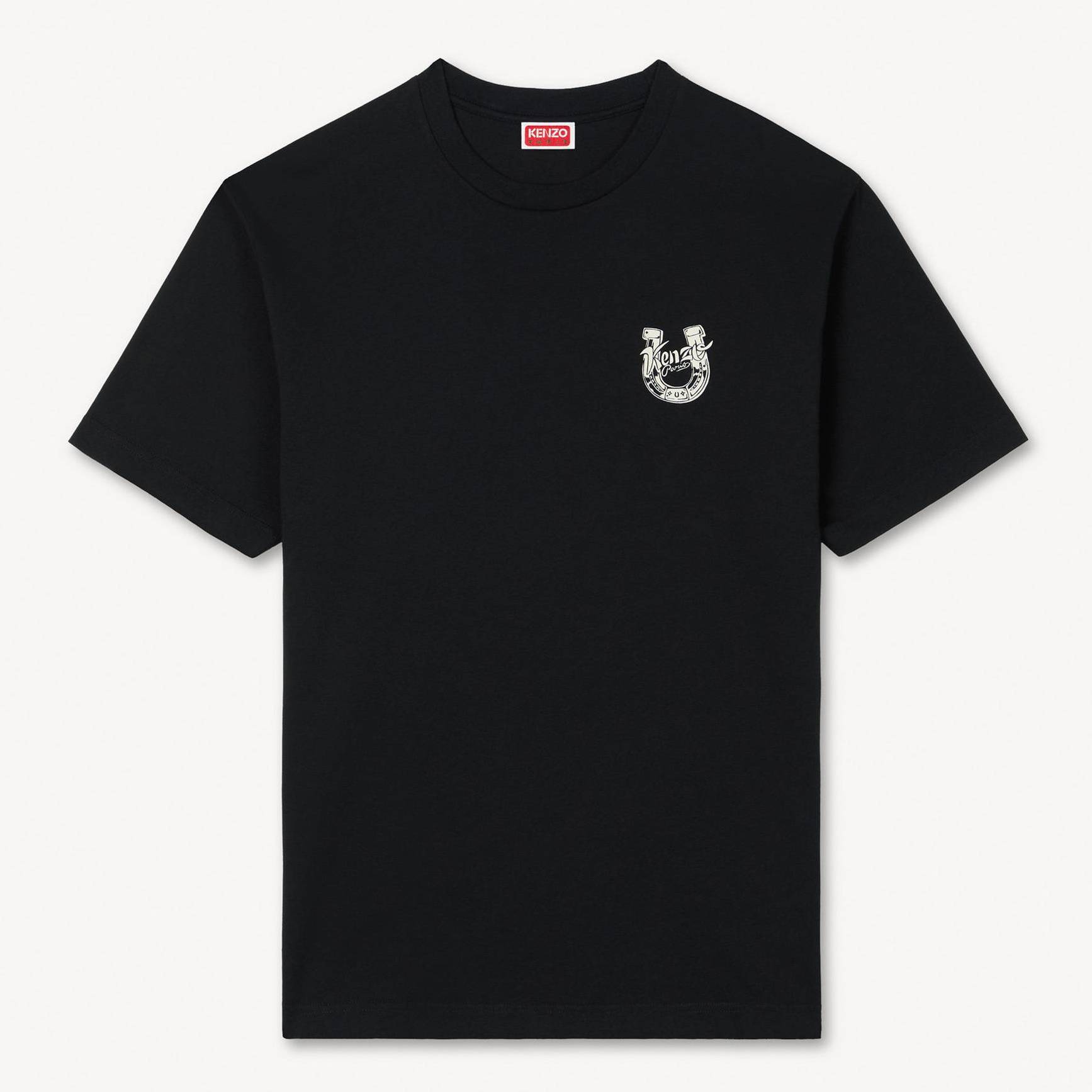 KENZO 'Lunar New Year' Embroidered T-shirt , Man, Black, Size S, Cotton