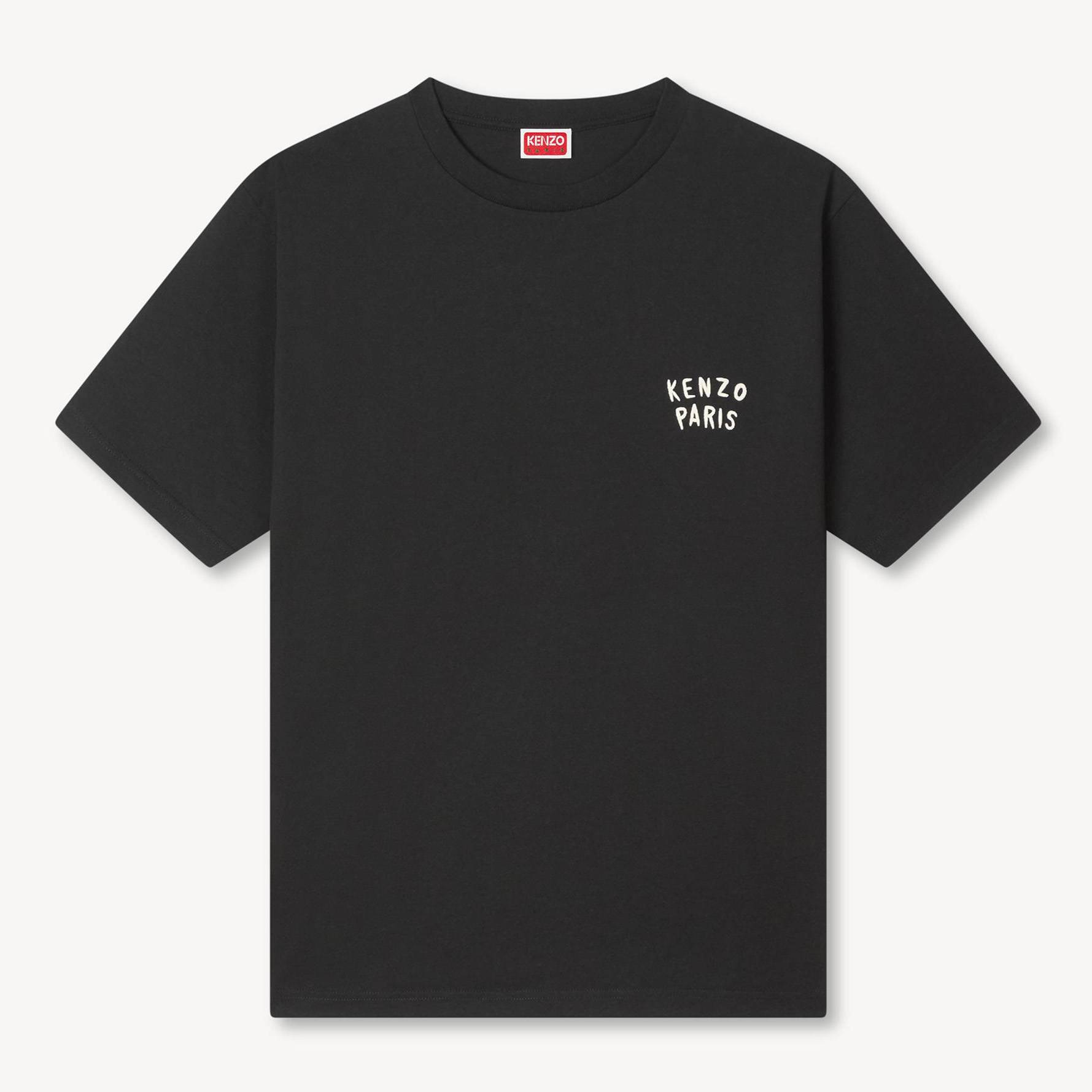 KENZO Camiseta De Algodón Oversize 'Kenzo Boke Heart', Hombre, Negro, M