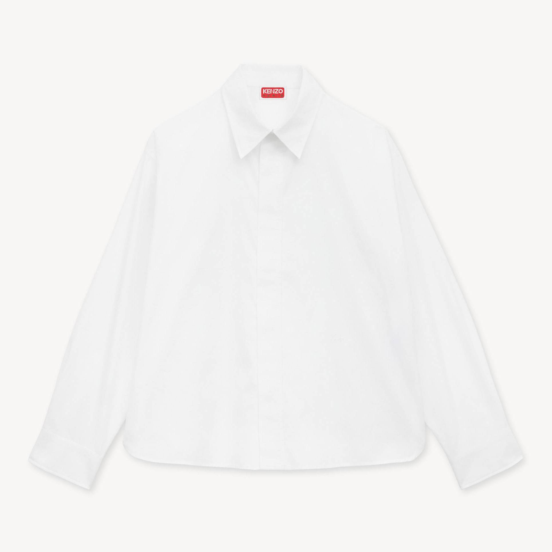KENZO Shirt Poplin, Woman, White, Size 42,