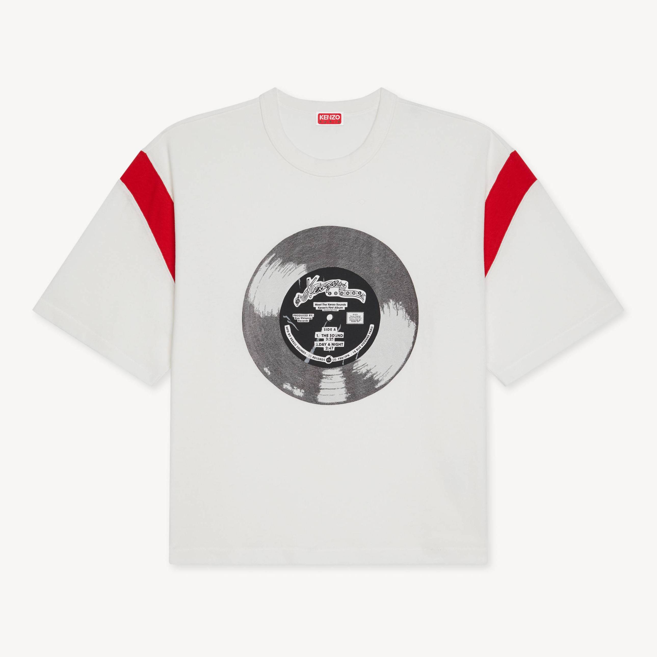 KENZO Camiseta 'Kenzo Sounds' De Algodón , Mujer, Blanco Hueso, L