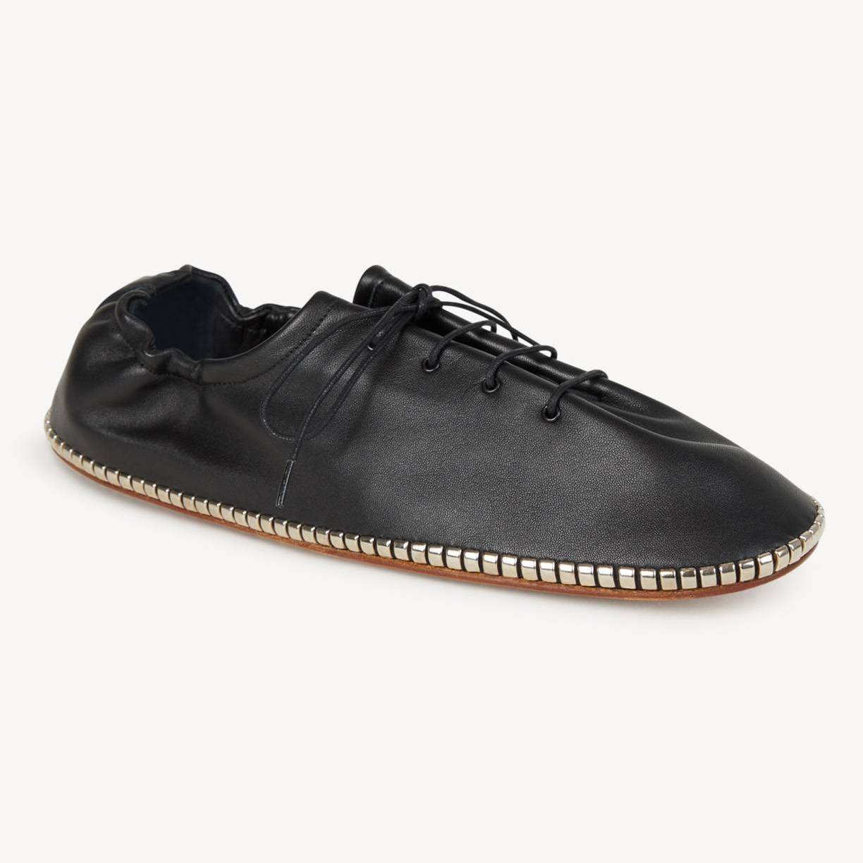 KENZO 'Kenzo Ballet' Derbies With Studs In Leather Black- Mens - Size 41