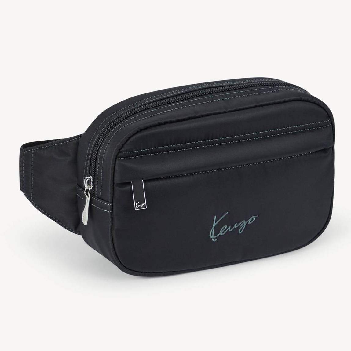 KENZO ' Signature' Belt Bag, Man, Black, Nylon