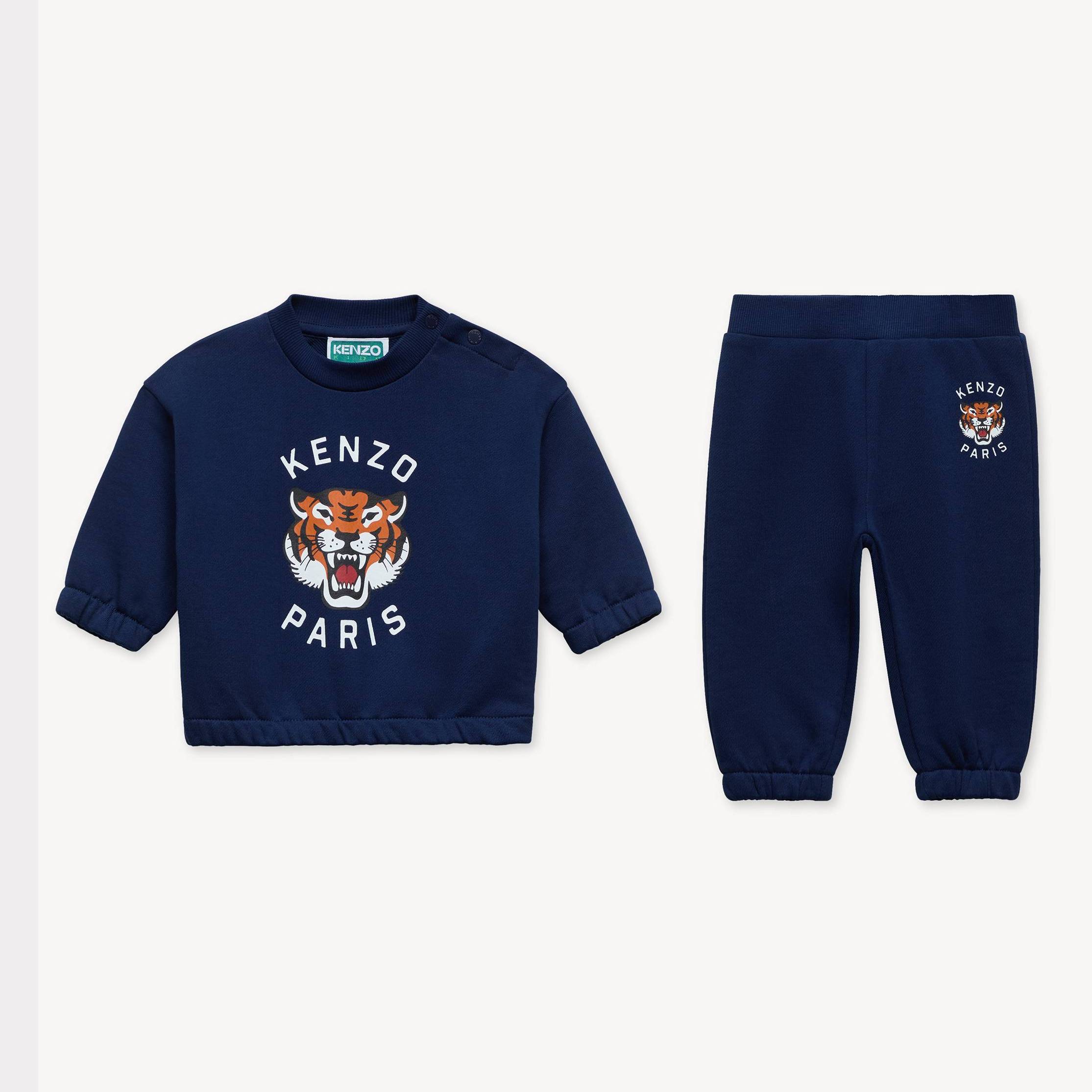 Sweatshirt And Pants Set , Kids, Navy Blue, Size 6m, Cotton