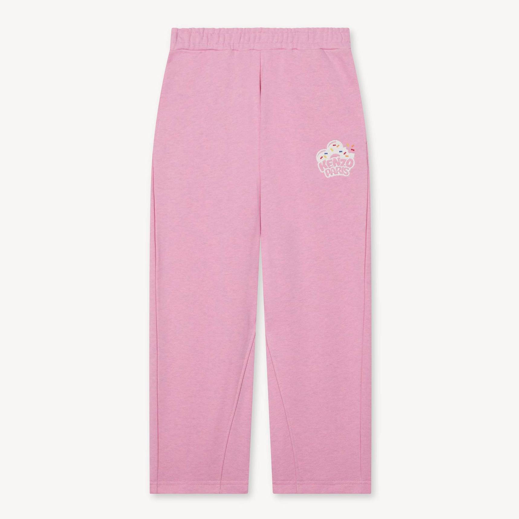 KENZO Kids Pantalón De Jogging De Felpa De Rizo 'Happy Sweet', Kids, Rosa, 10a