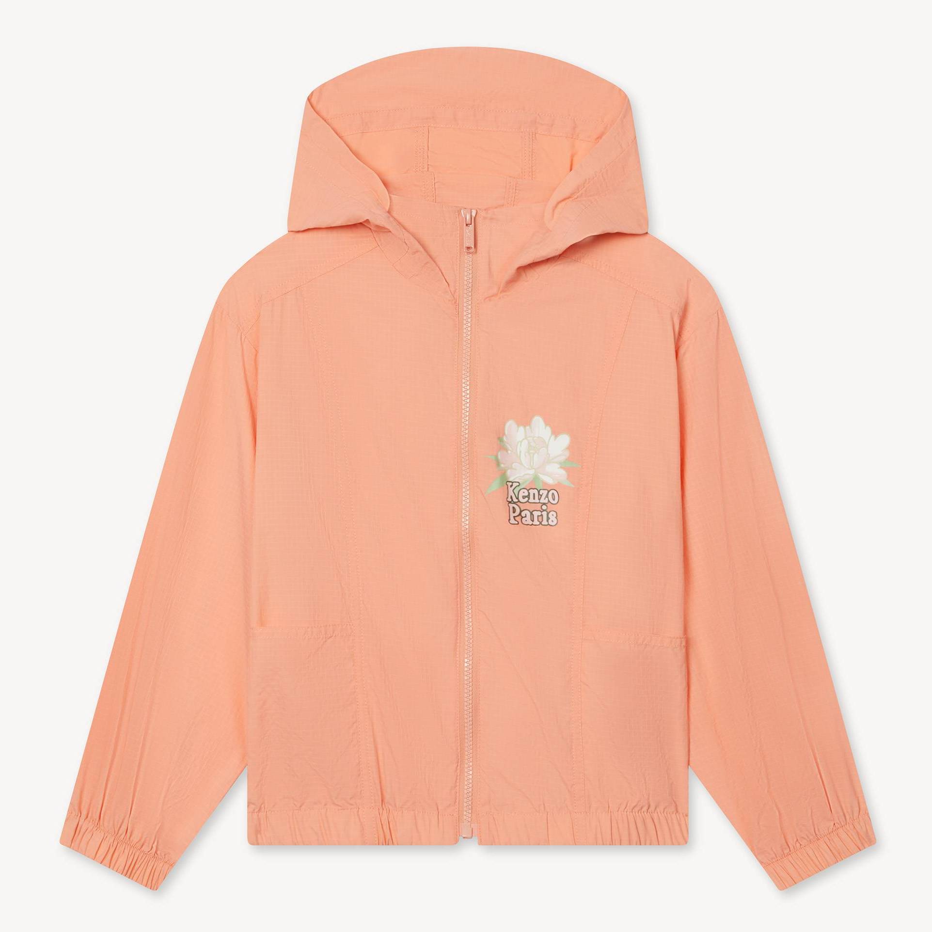 KENZO Kids 'Eden Jungle' Windbreaker, Kids, Flamingo Pink, Size 10Yrs, Polyamide