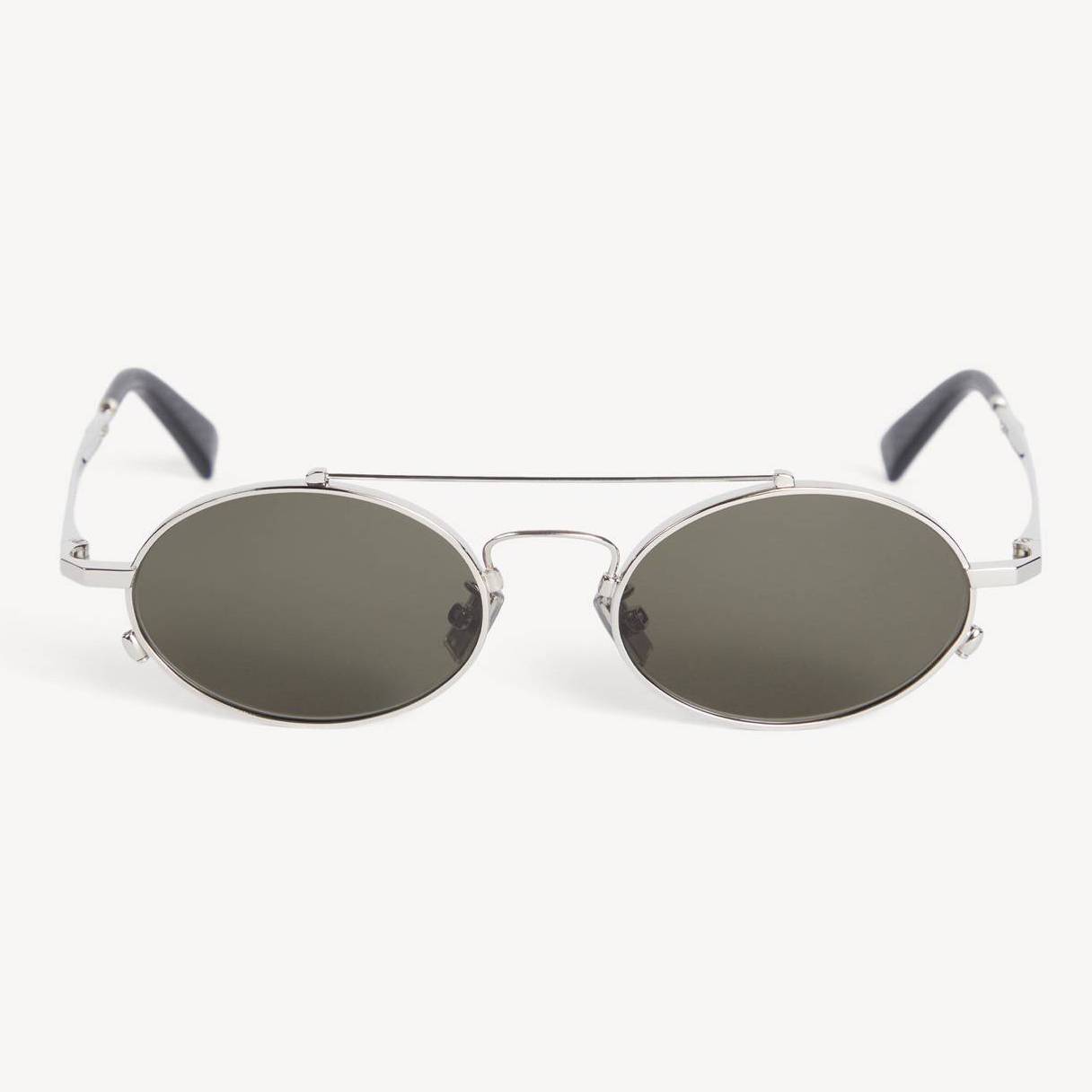 KENZO Unisex Sunglasses, Man, Silver, Metal